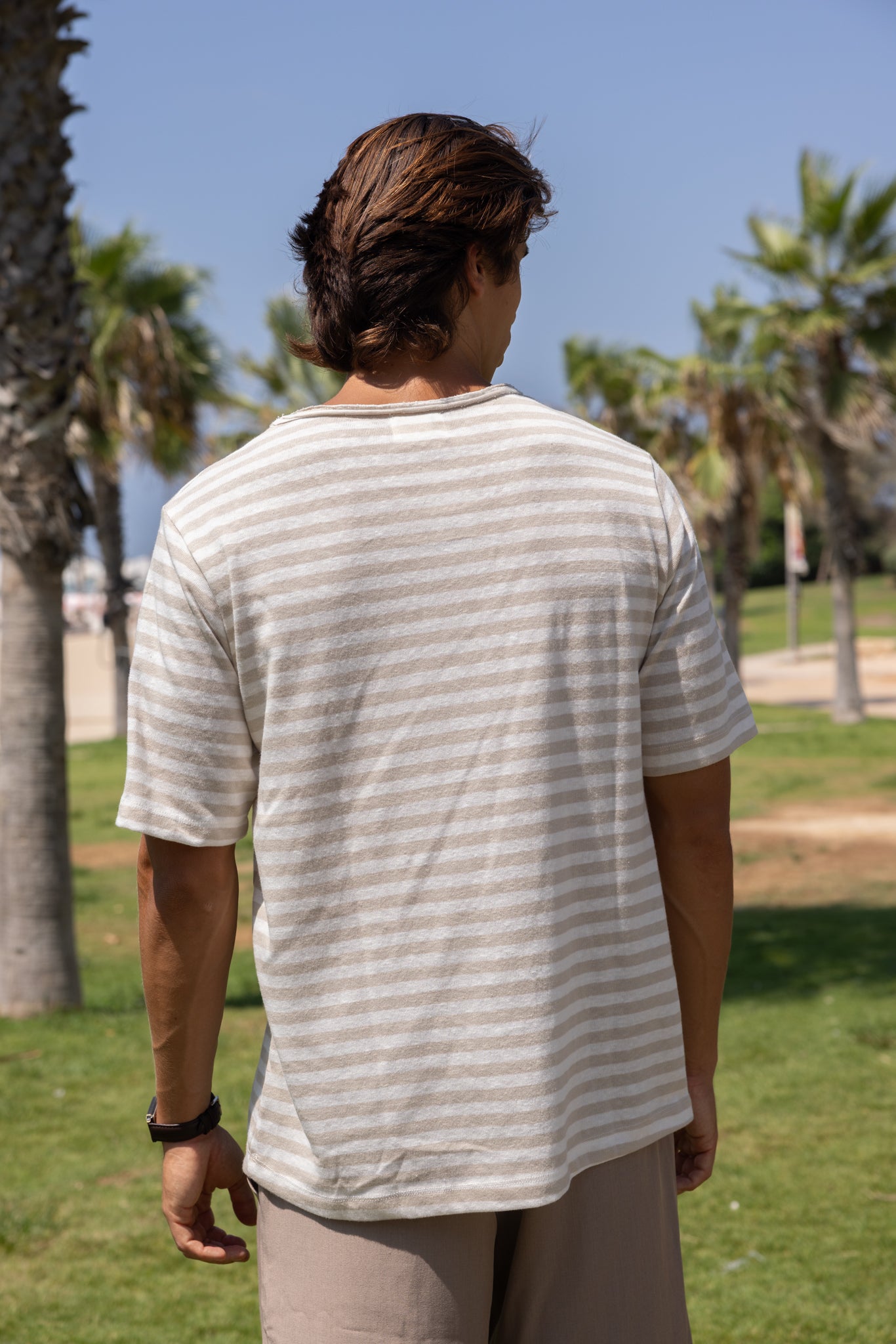 Stone Stripes Sol t Shirt