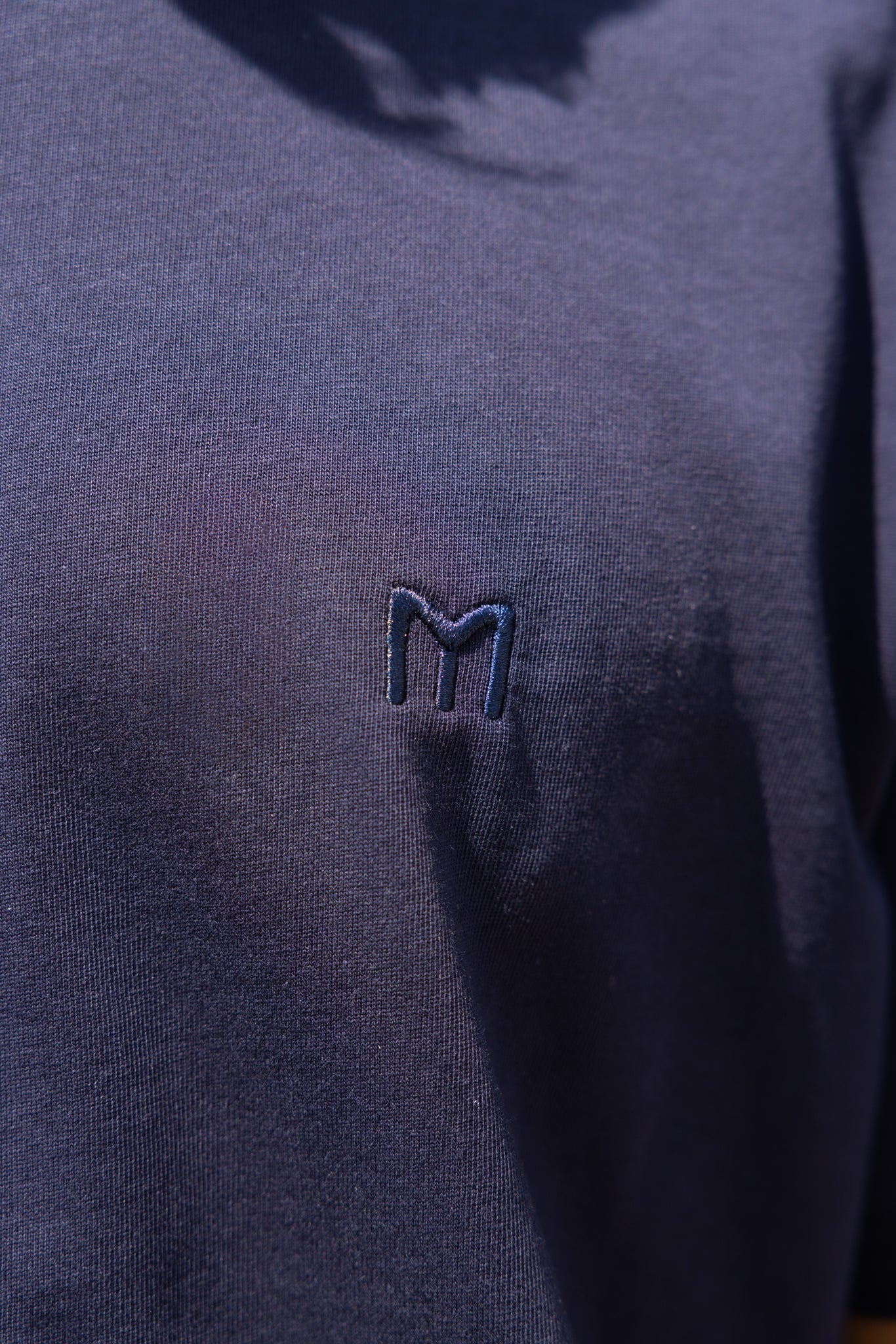 Navy Basic Logo t Shirt