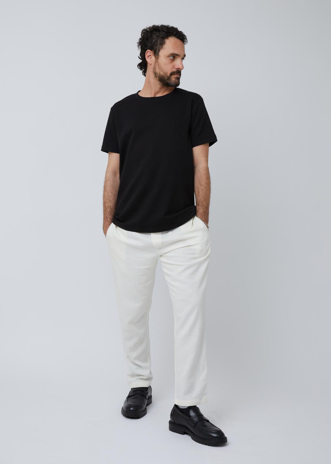 White Linen Slim Fit