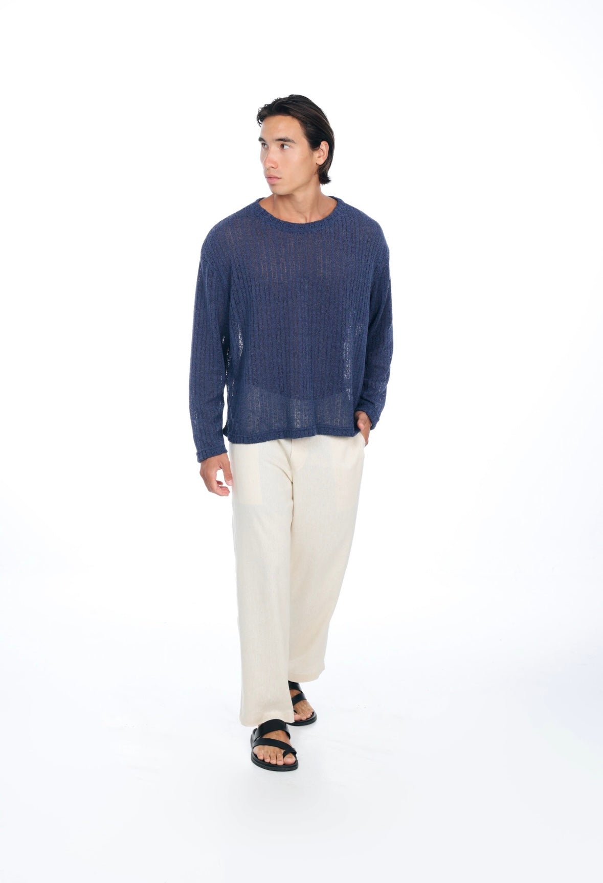 Blue Light Knit Sweater