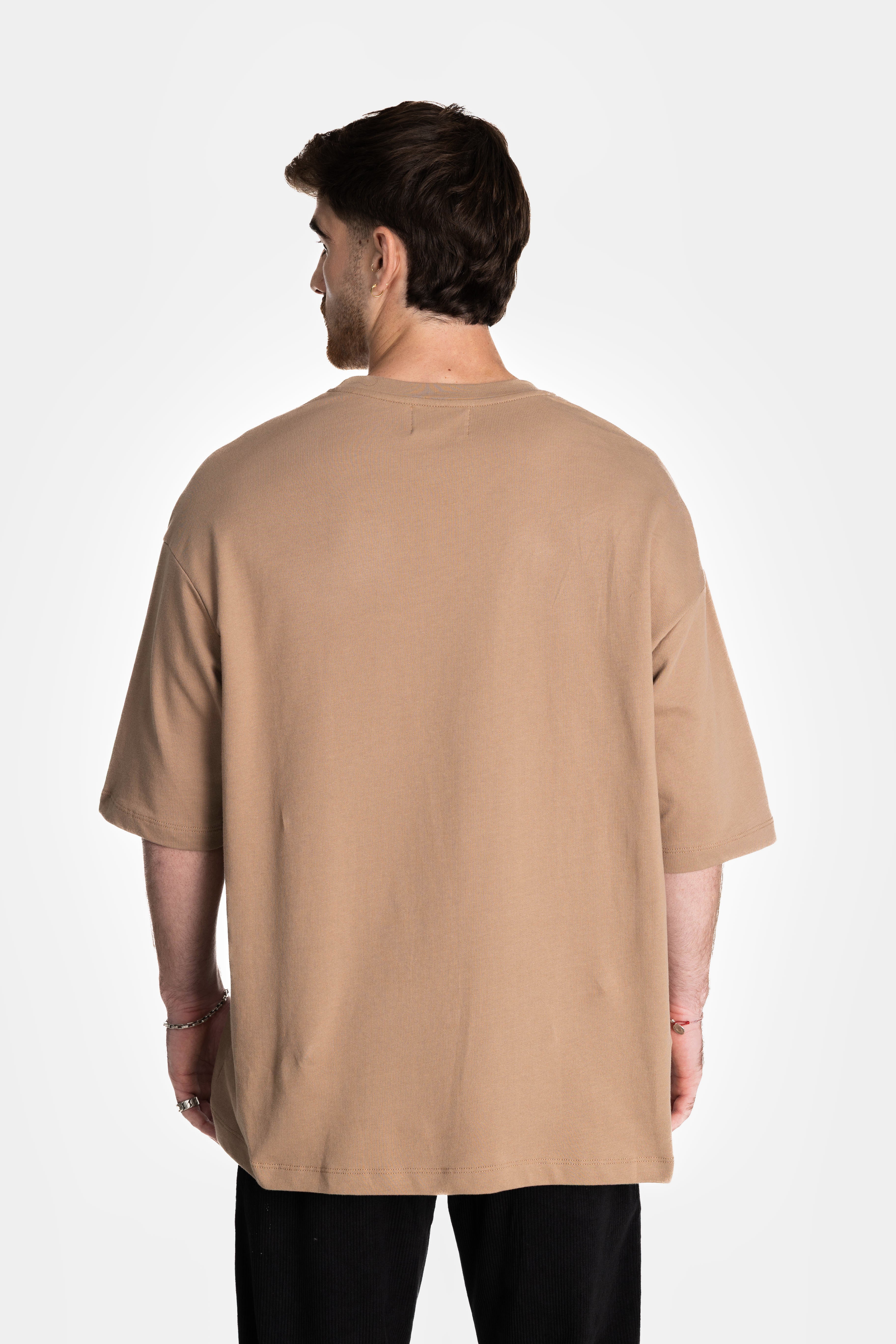 Brown Oversized Sweat T