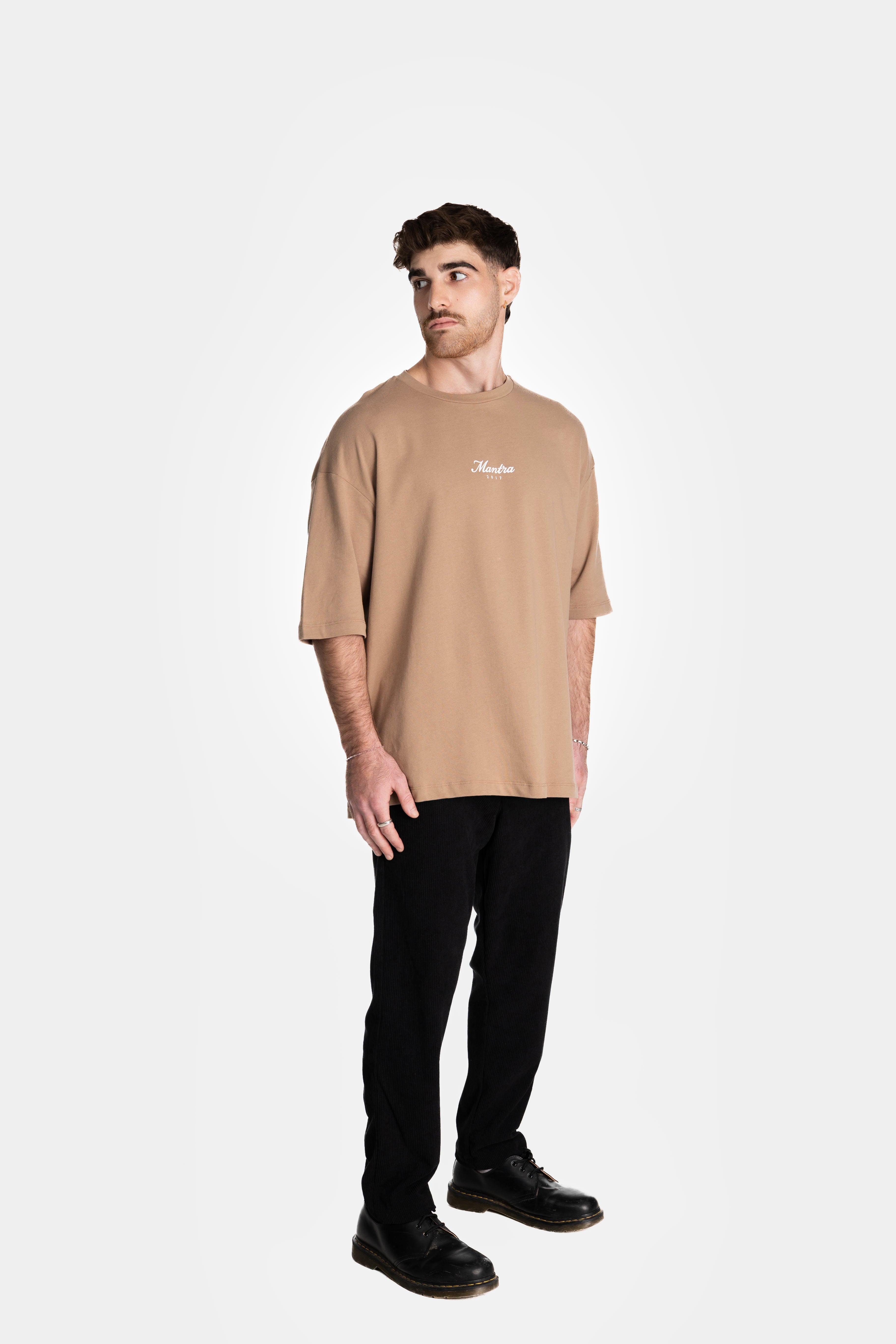 Brown Oversized Sweat T