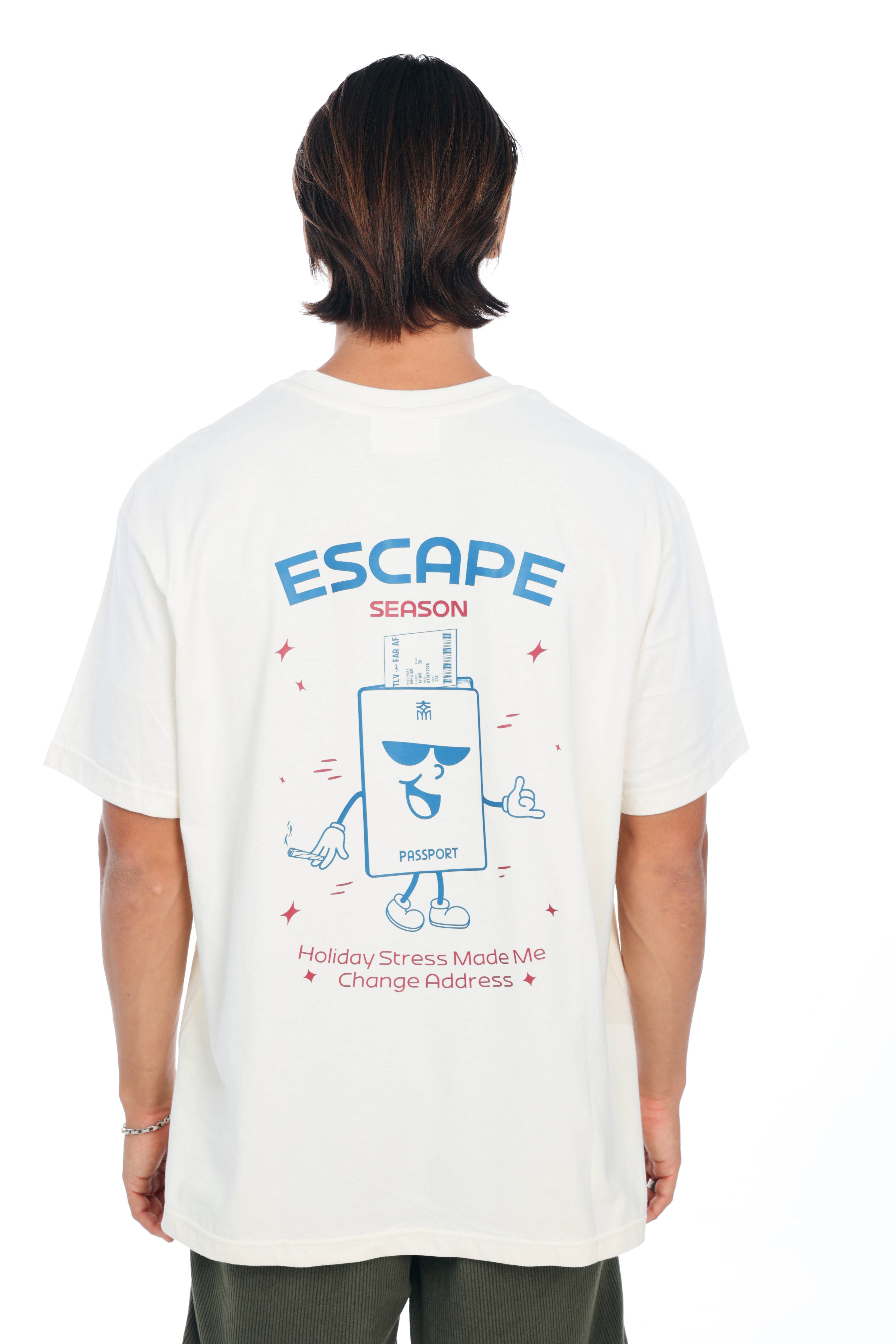 Cream Escape Oversized Shirt