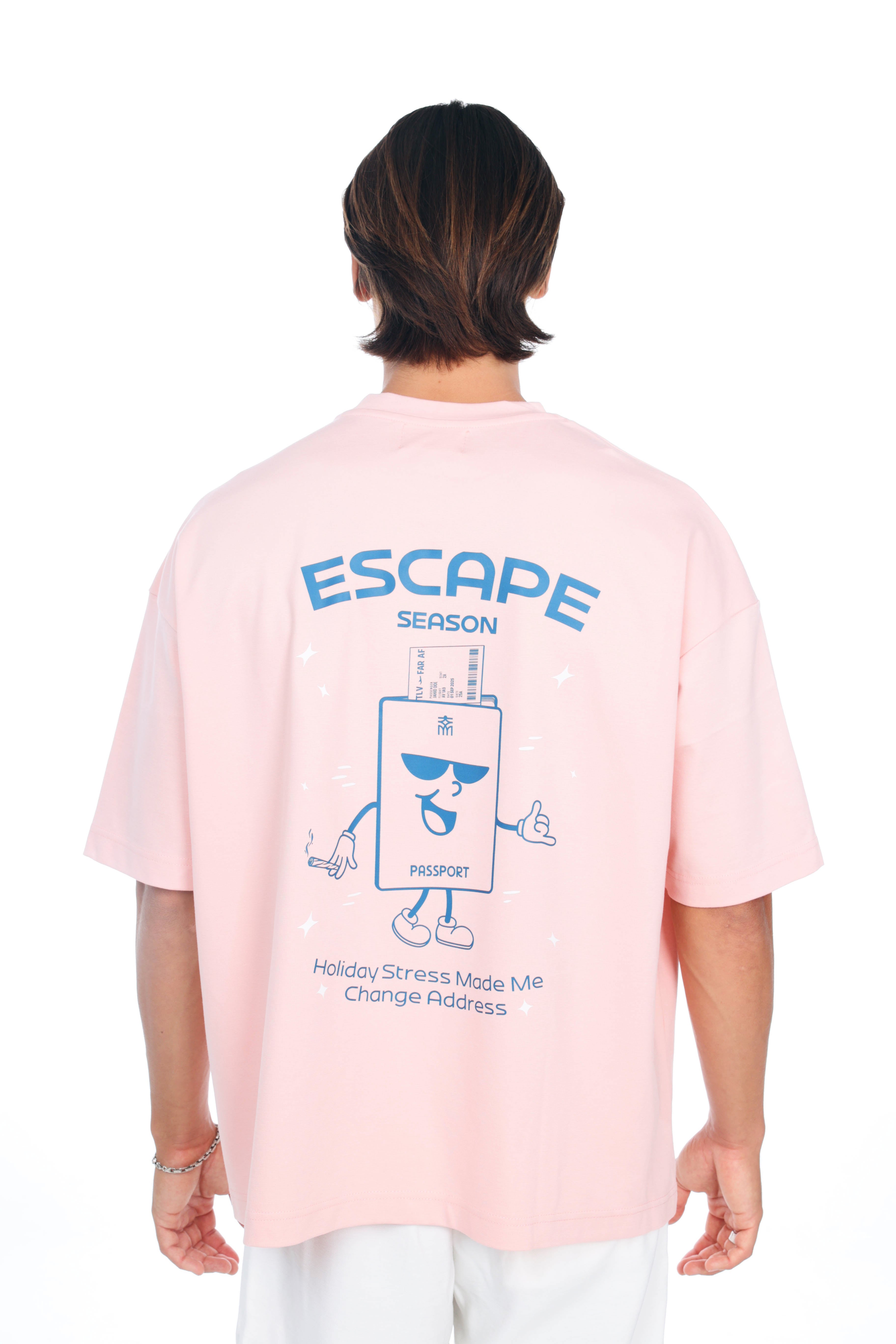 Pink Escape Oversized T