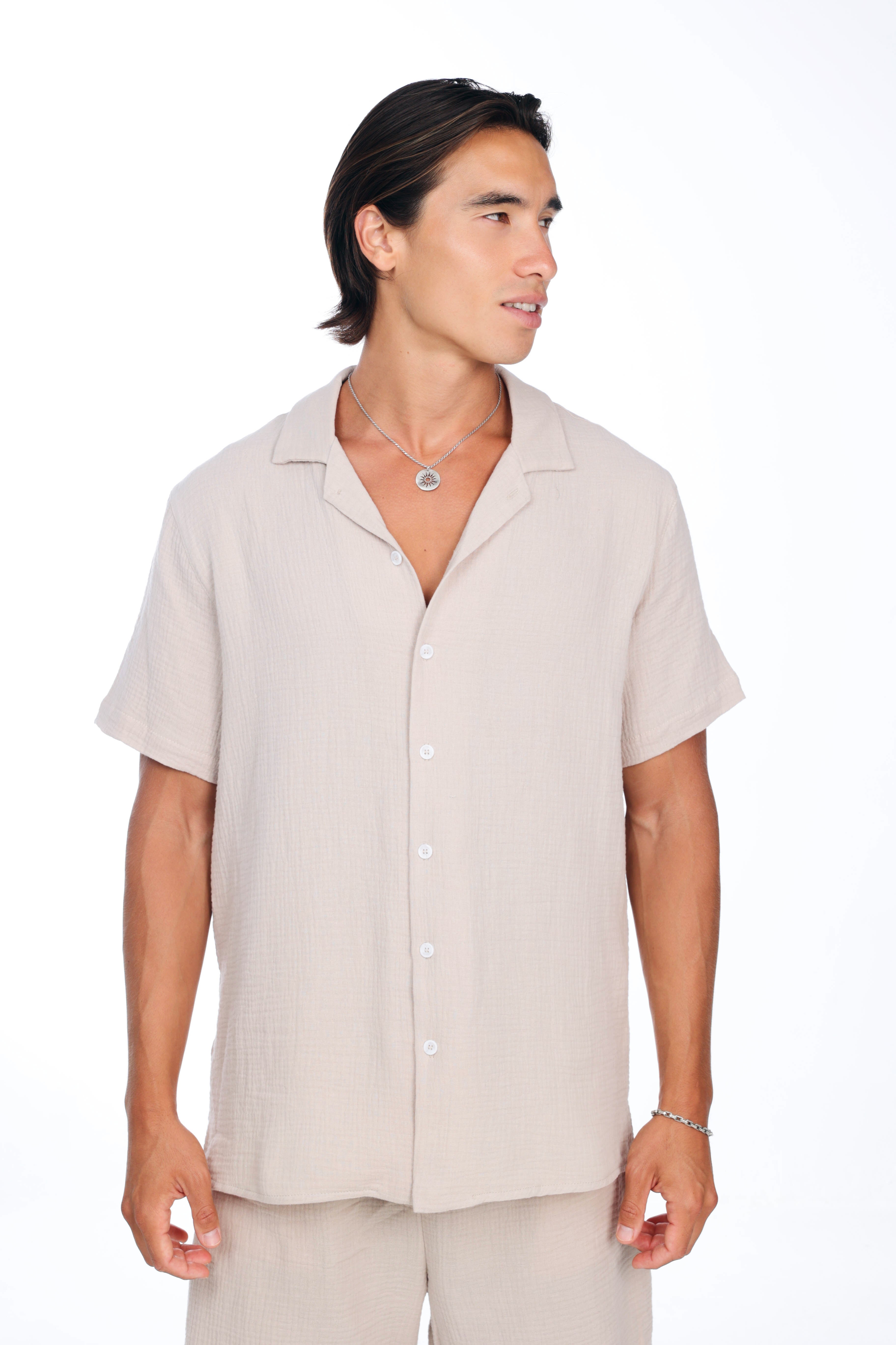 Cream Tetra Shirt