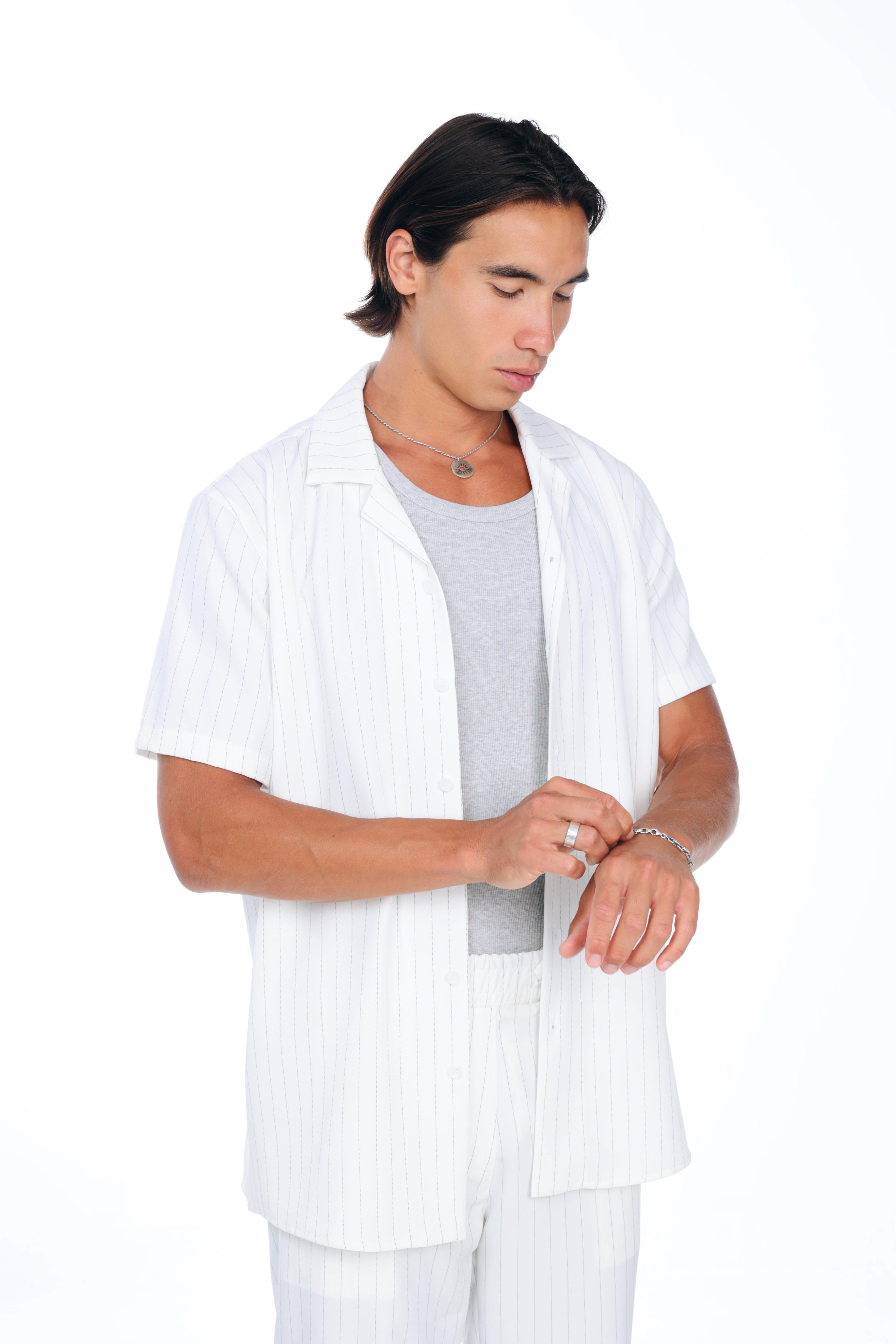 Stripes White Shirt