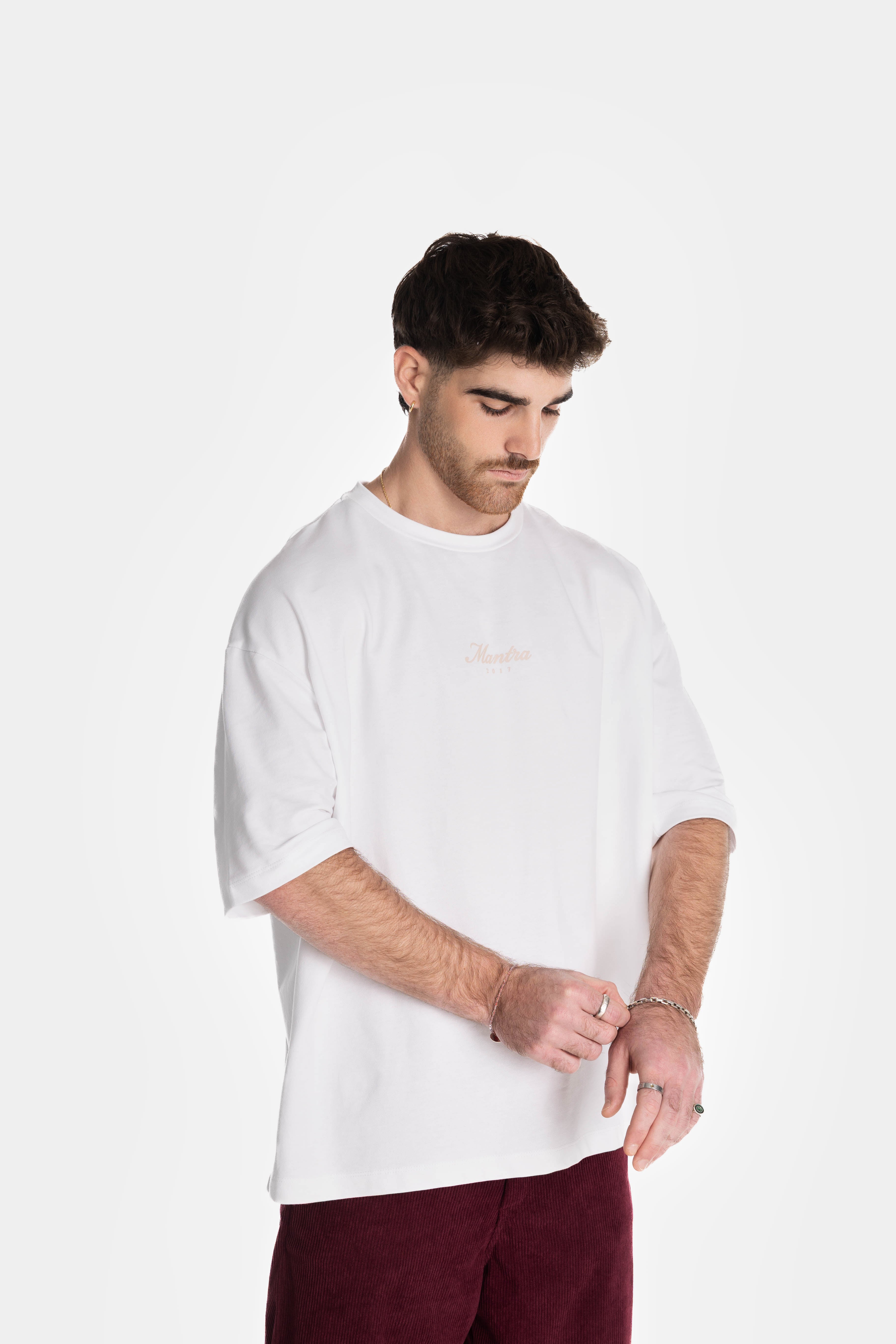 White Oversized Sweat T