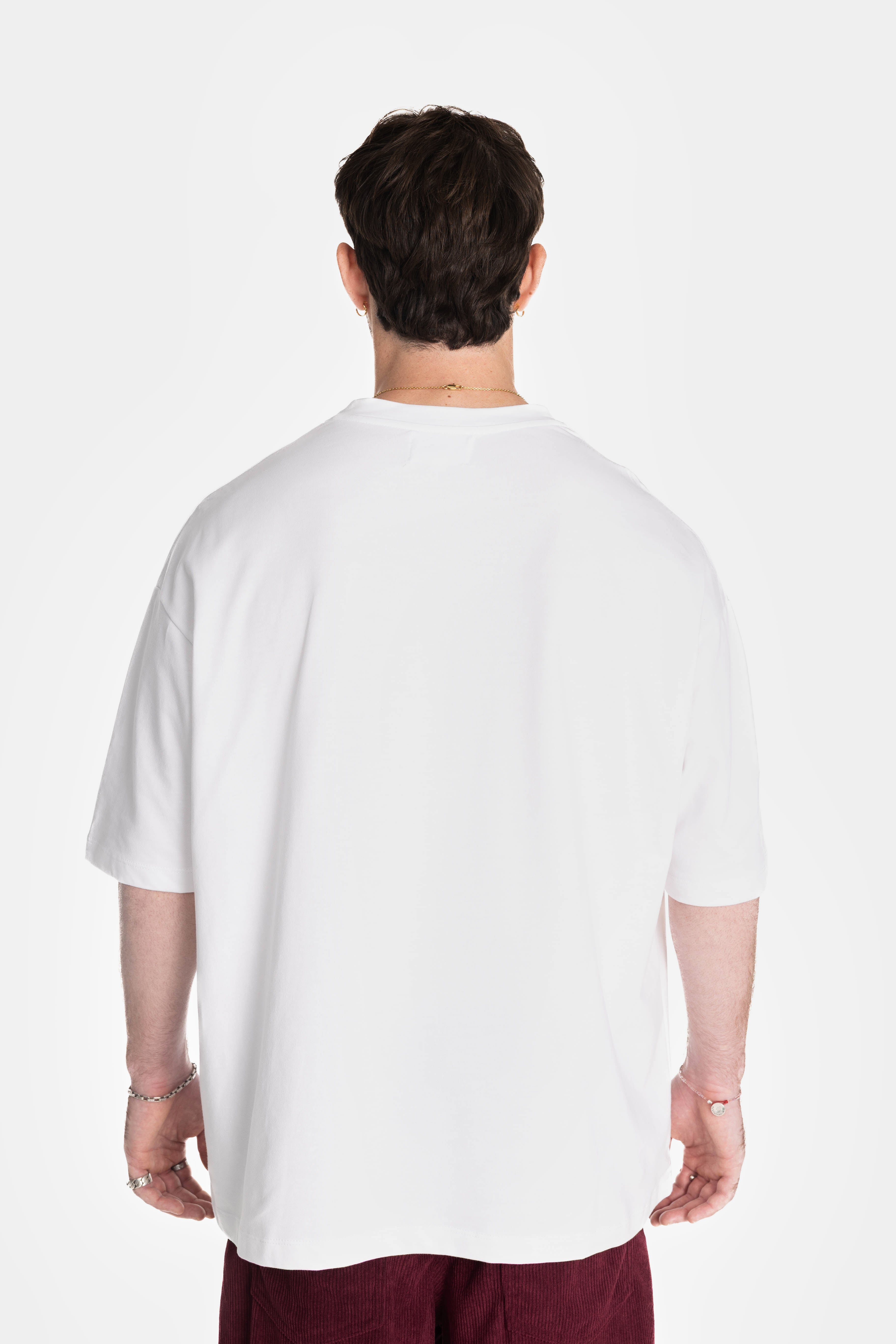 White Oversized Sweat T