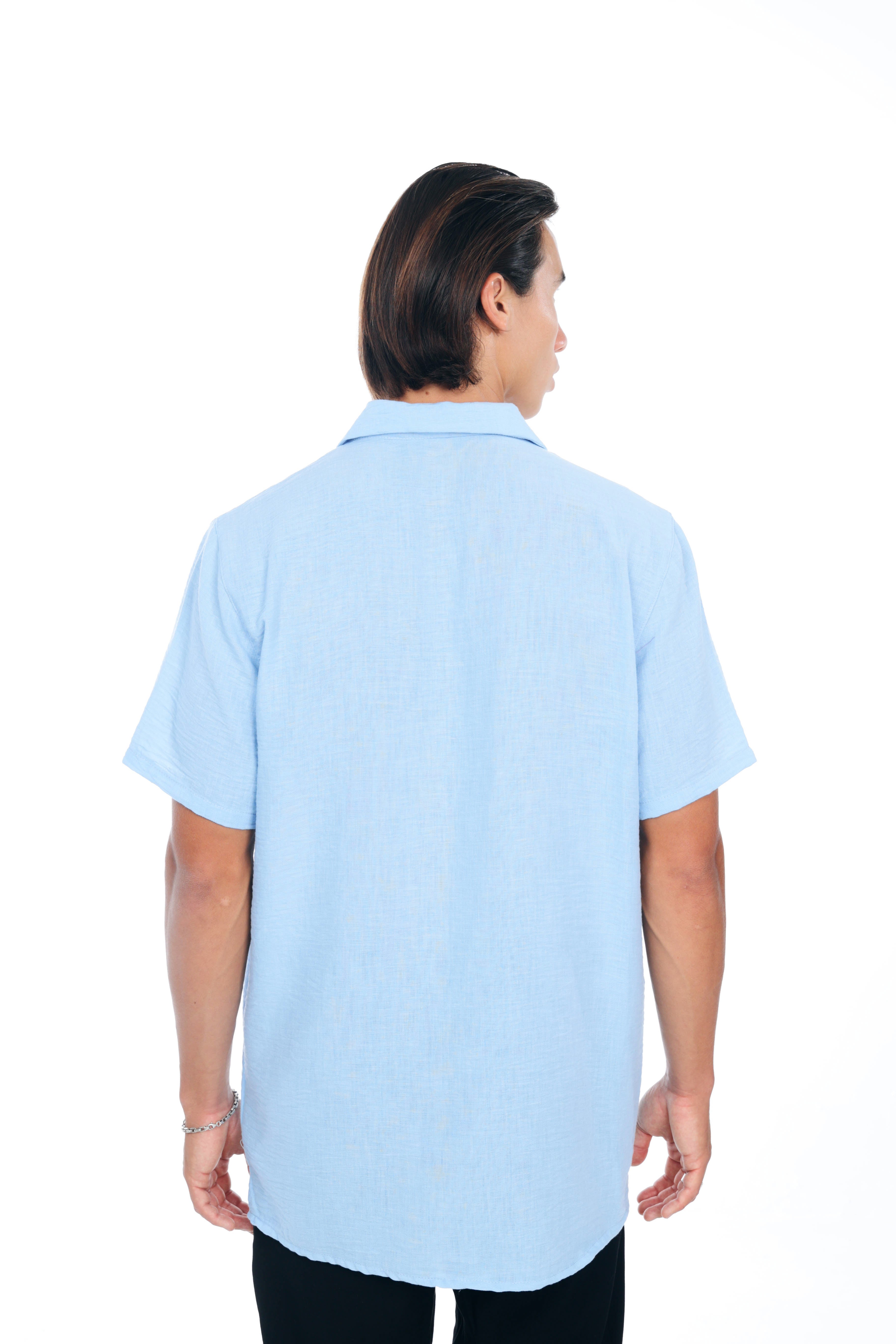Blue Linen Shirt