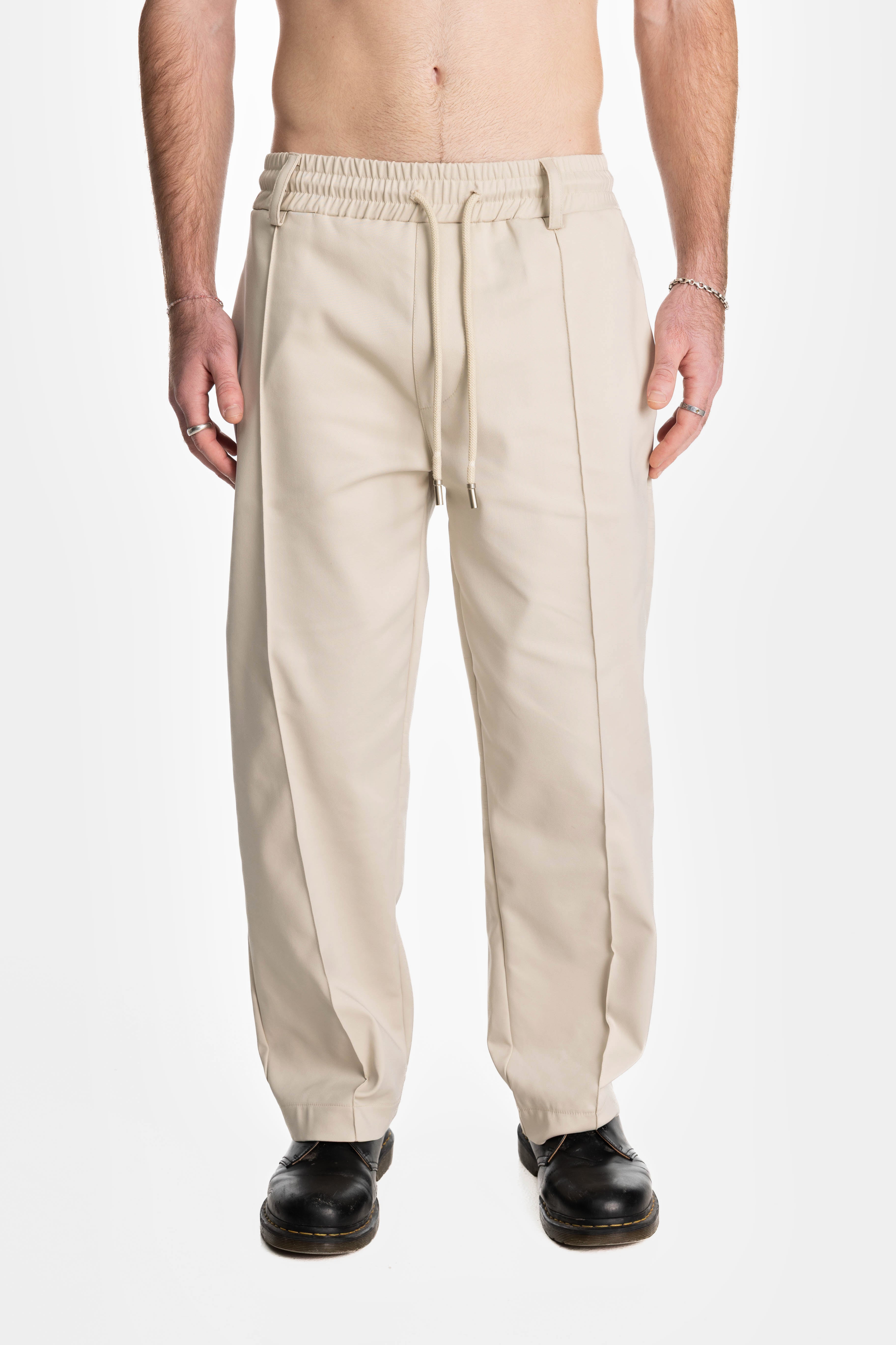 Stone Straight Leg Light Pintuck Pants