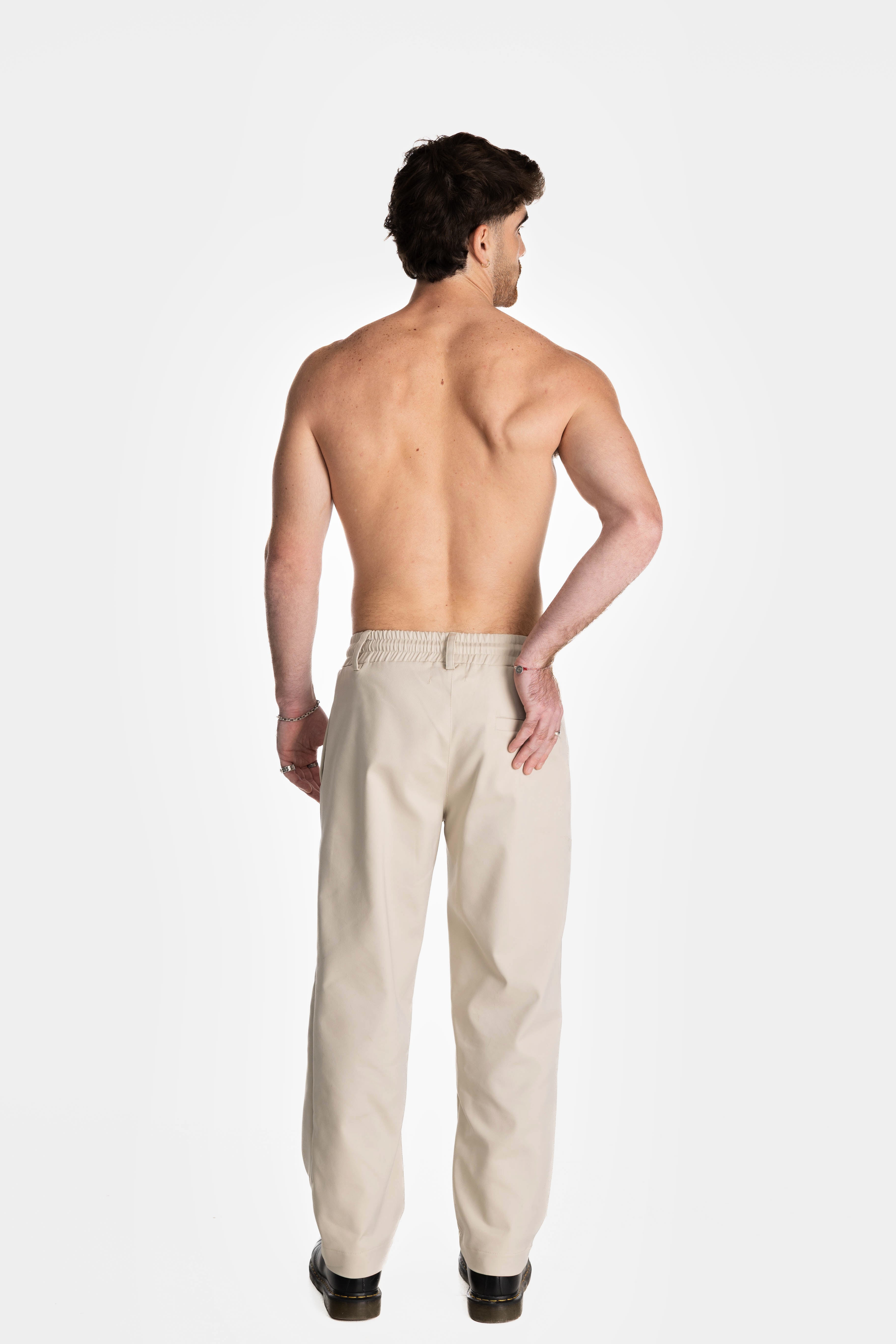 Stone Straight Leg Light Pintuck Pants