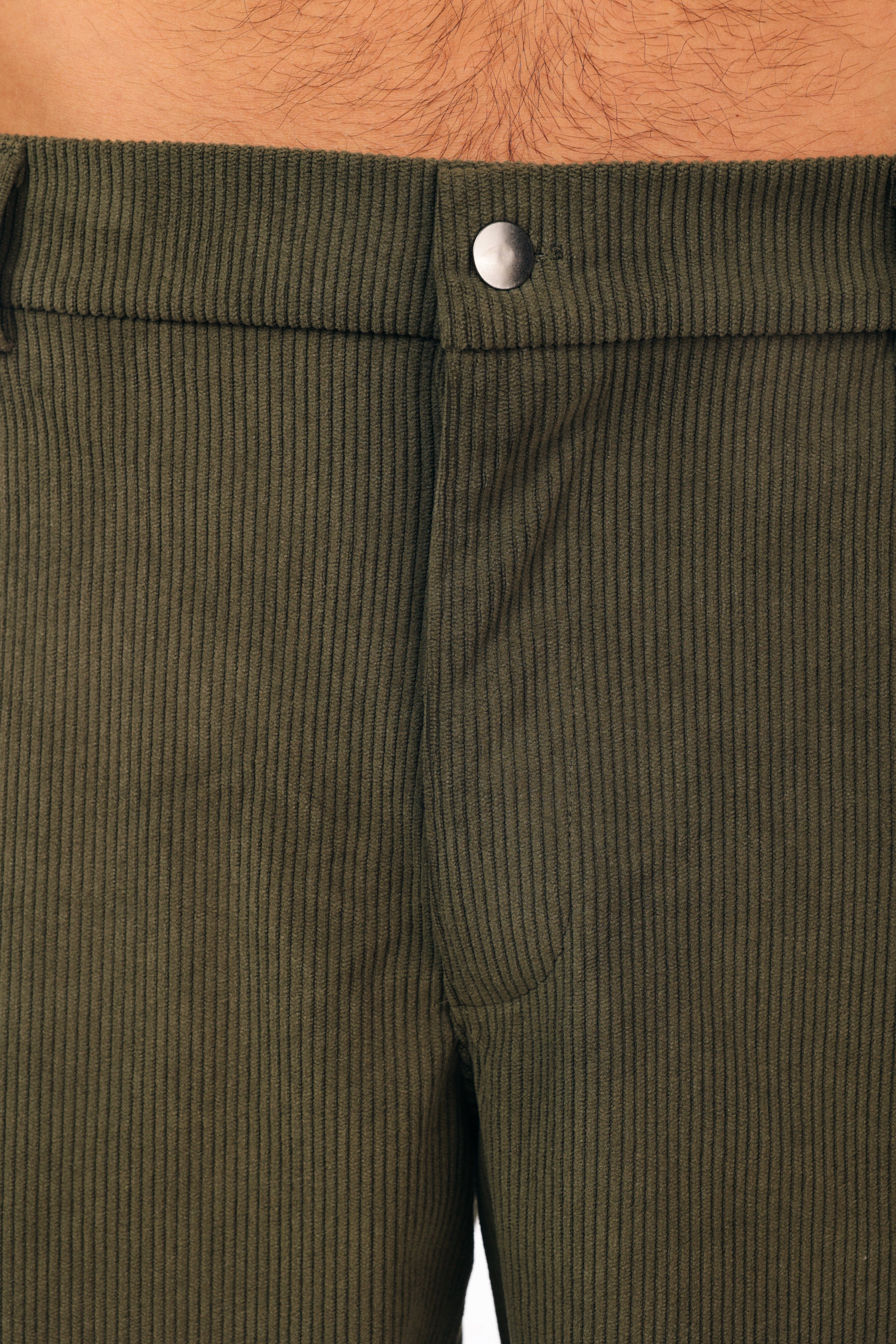 Olive corduroy short
