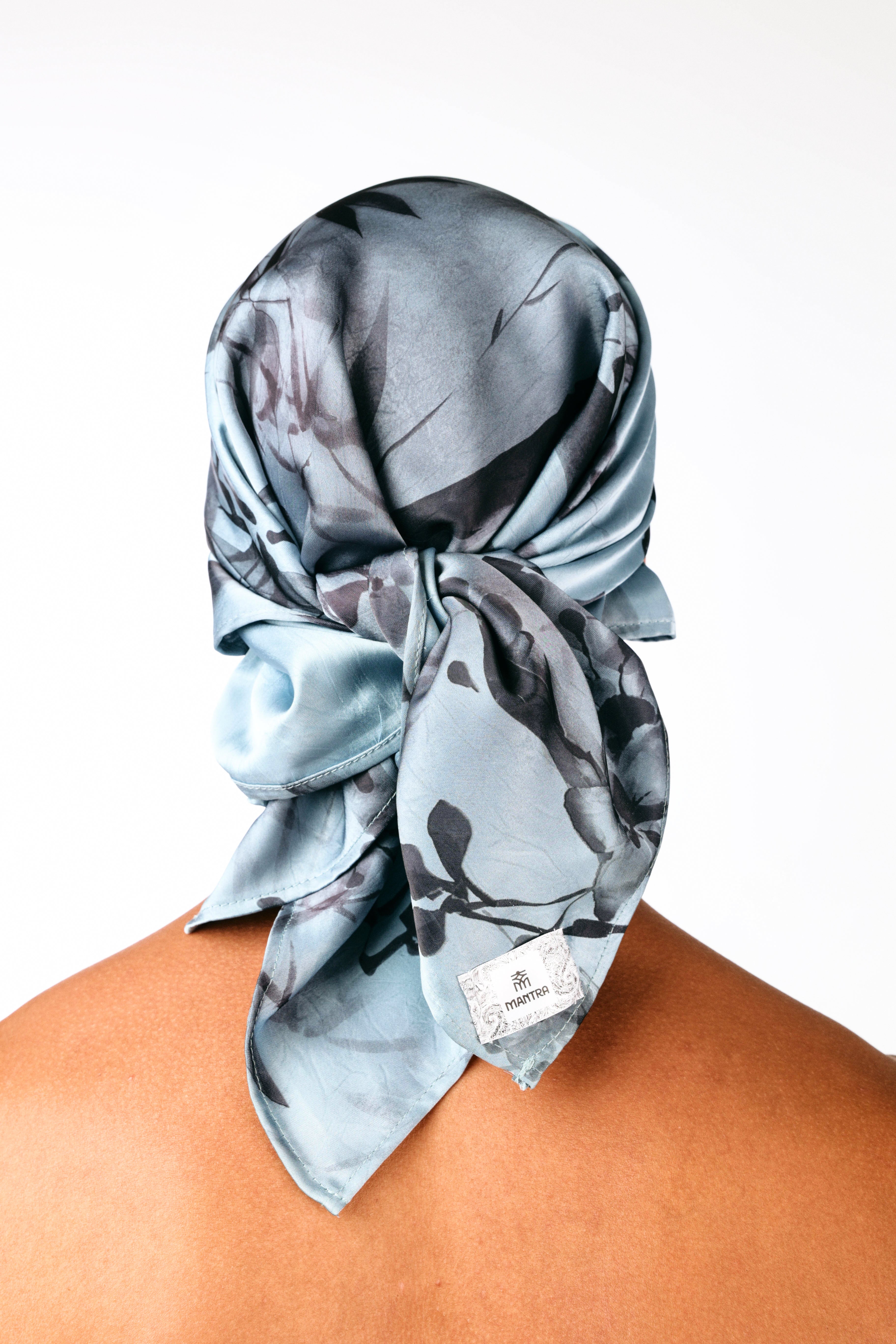 Royal blue Headscarf