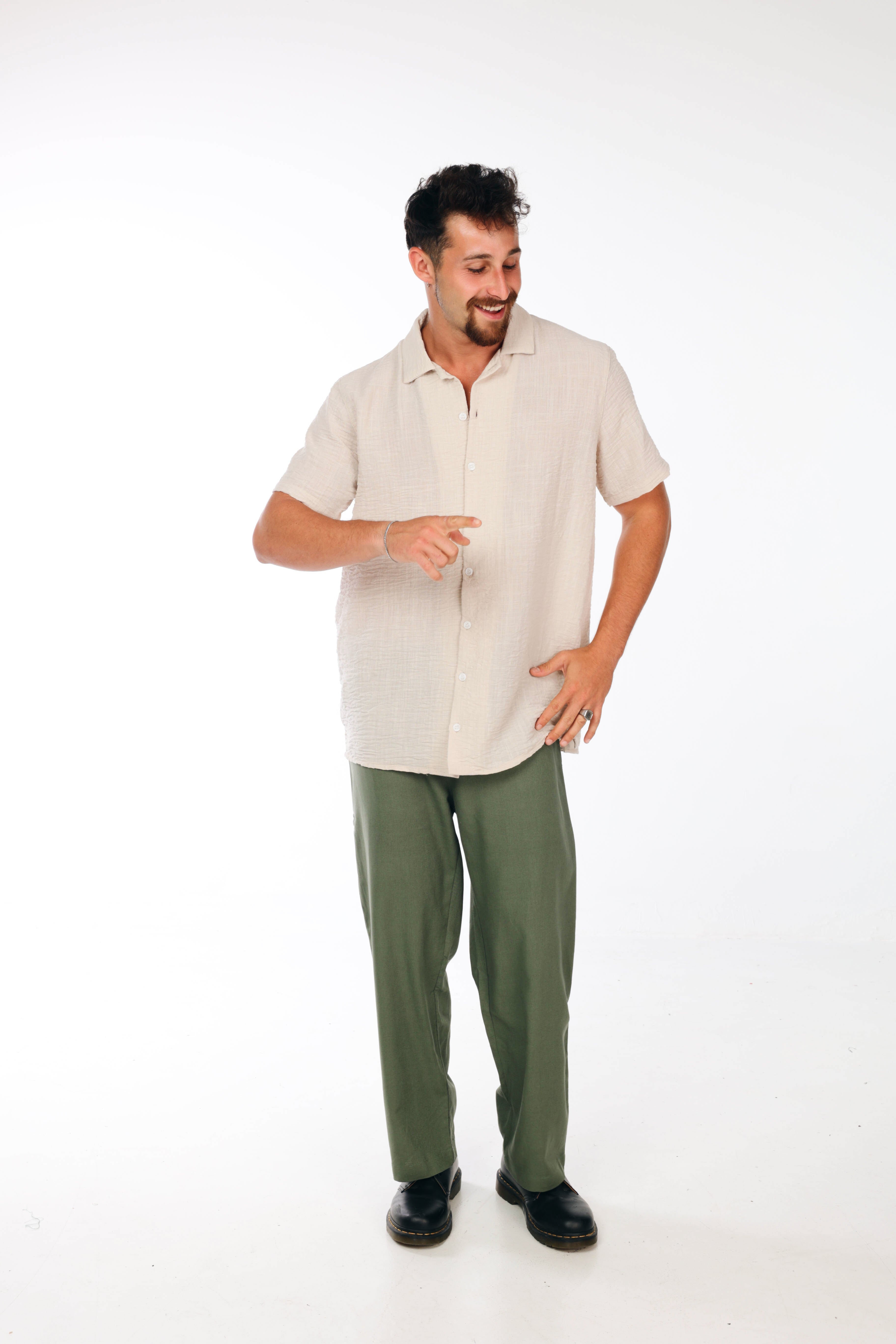Cream Linen shirt