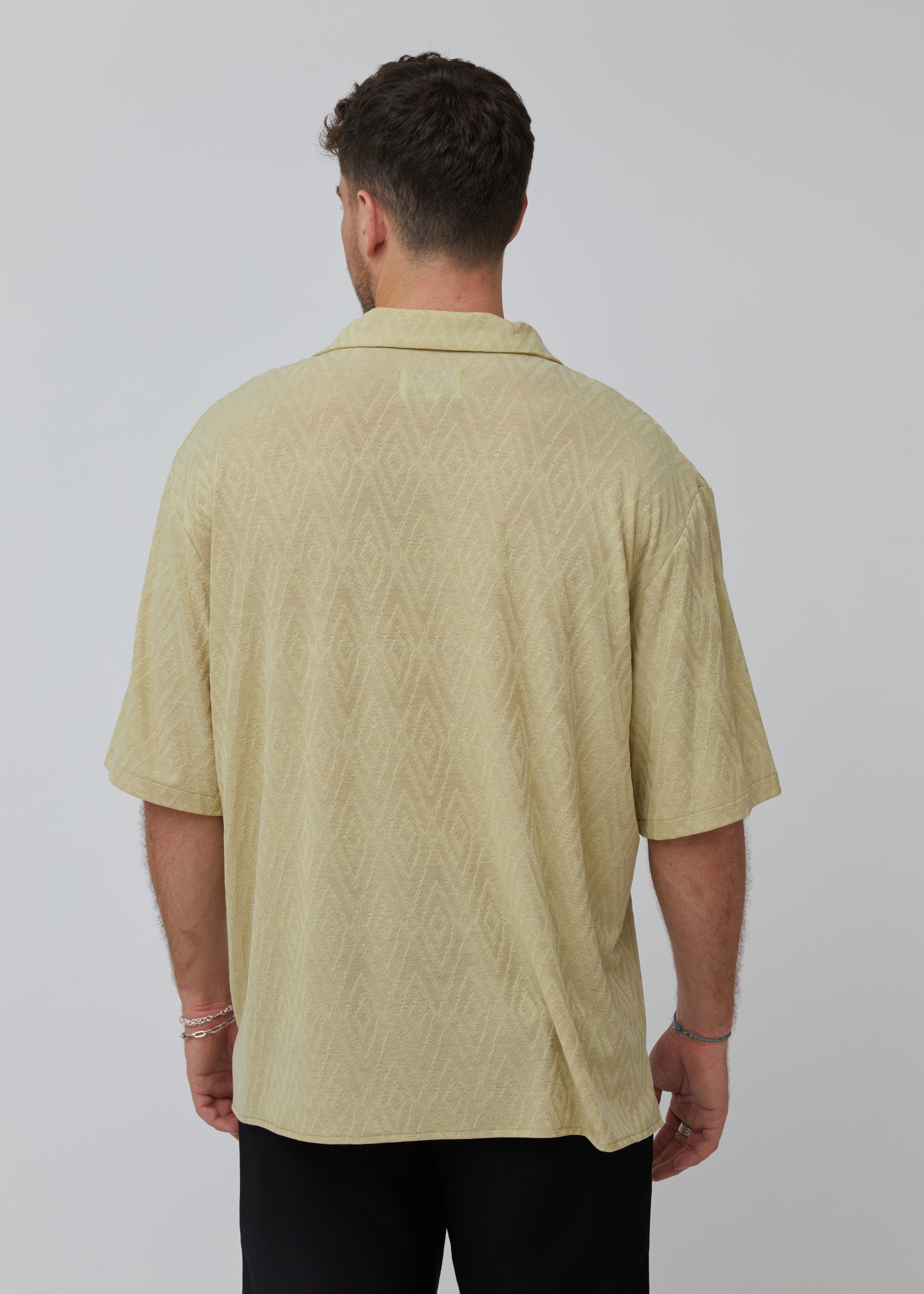 Oversized mint spring shirt