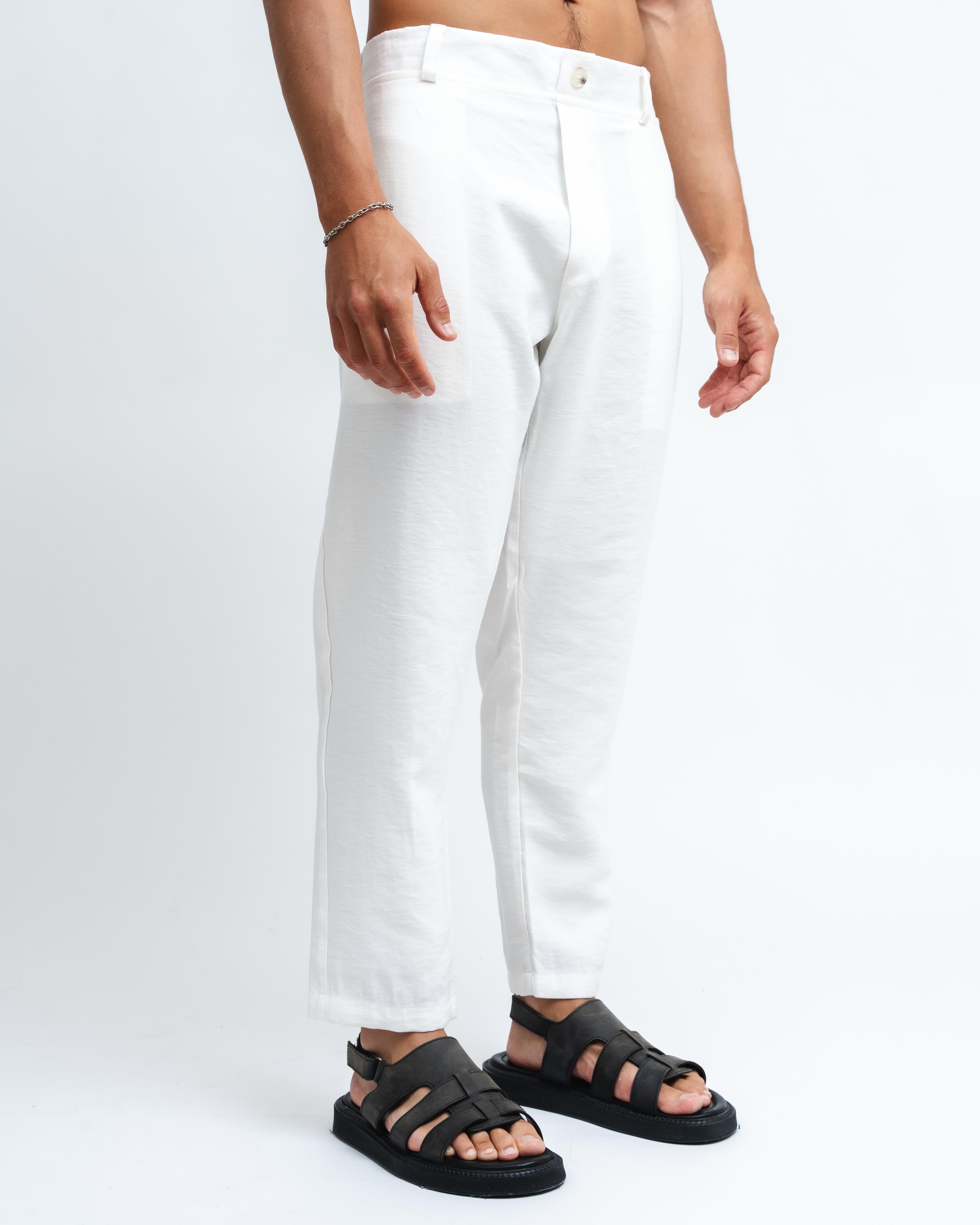 White Slim Fit