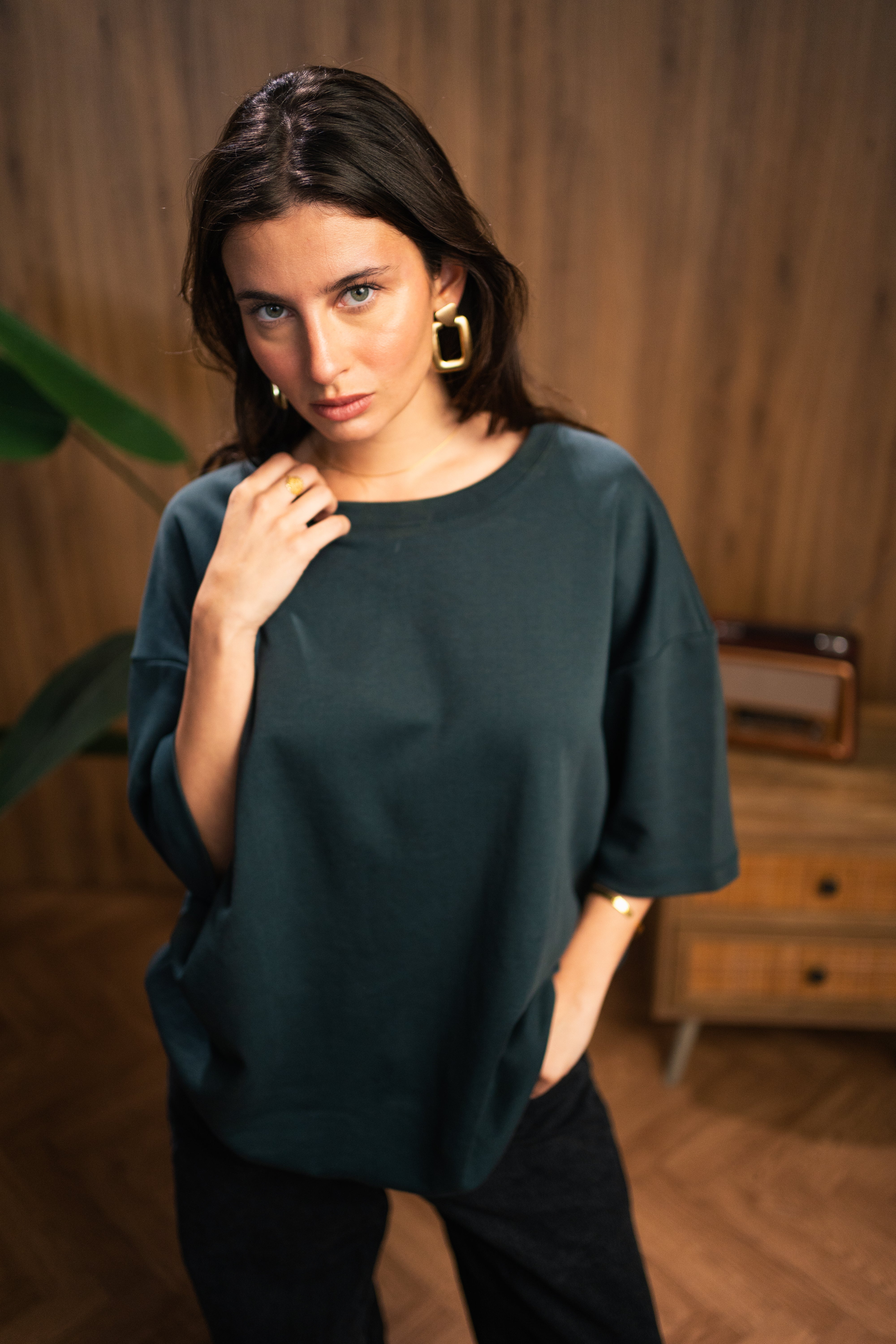 "Collab" Goldstar Oversized T