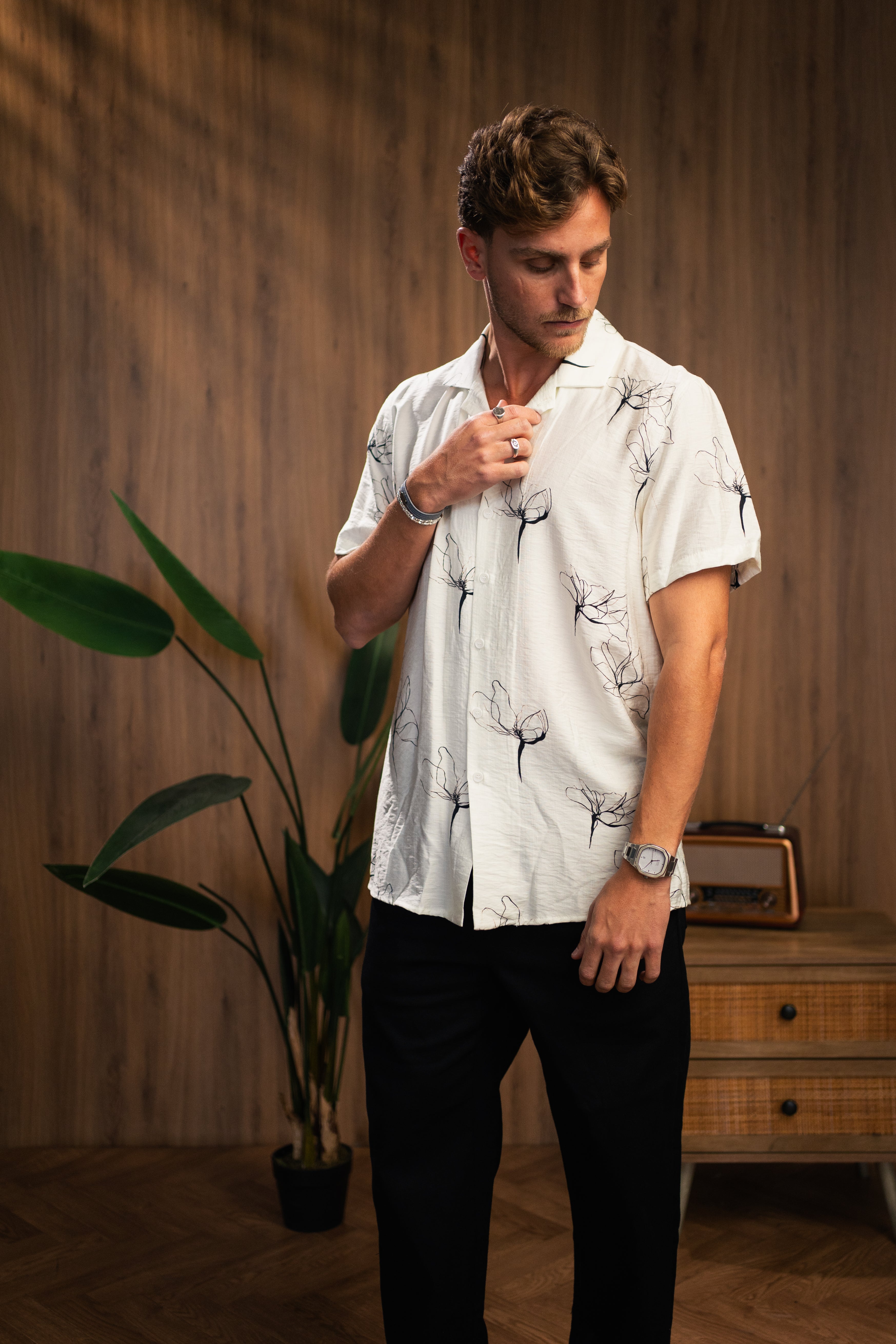 Sketch Flowers Shirt