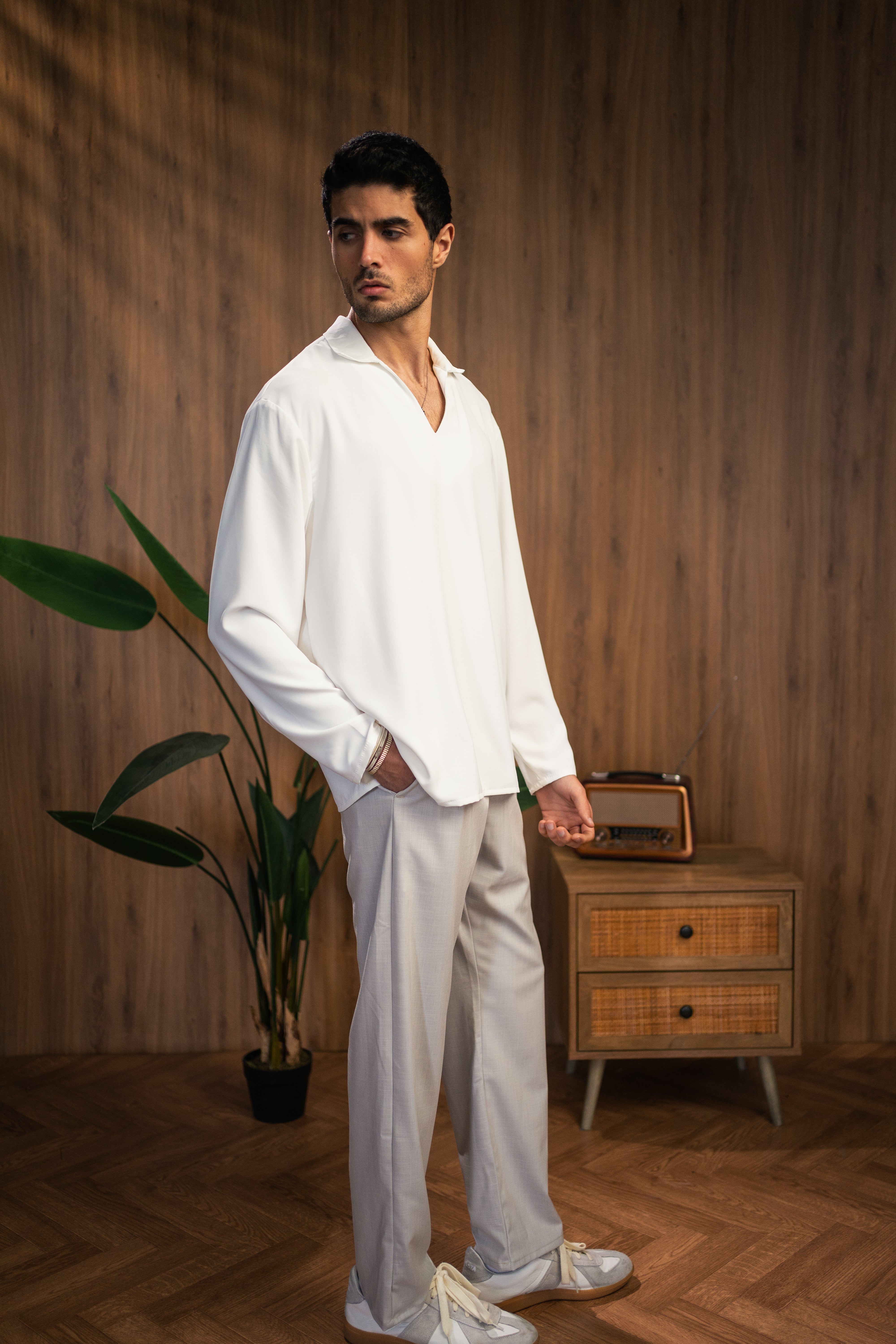 Beige Chino Pants
