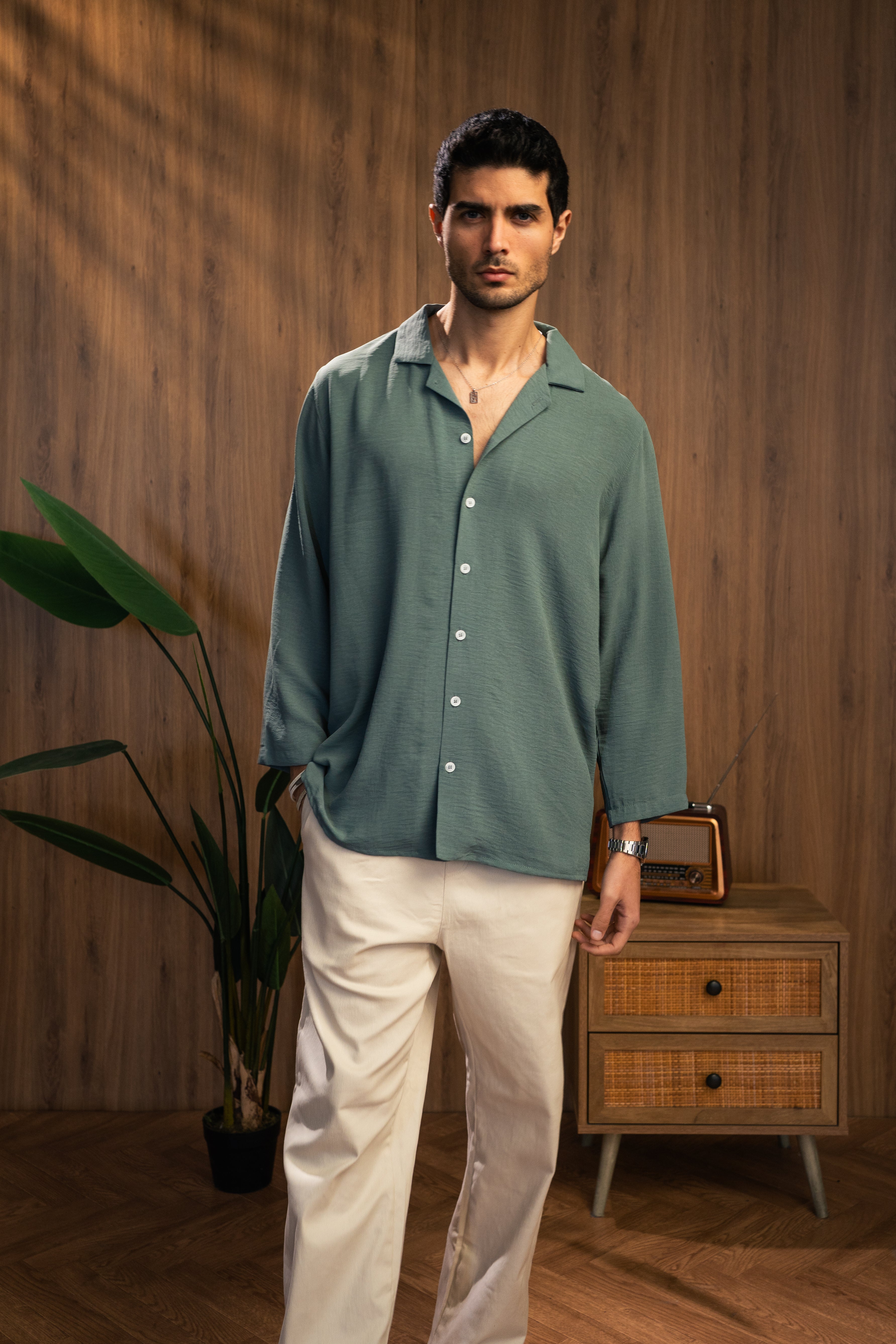 Dark Laguna Long Sleeve Shirt