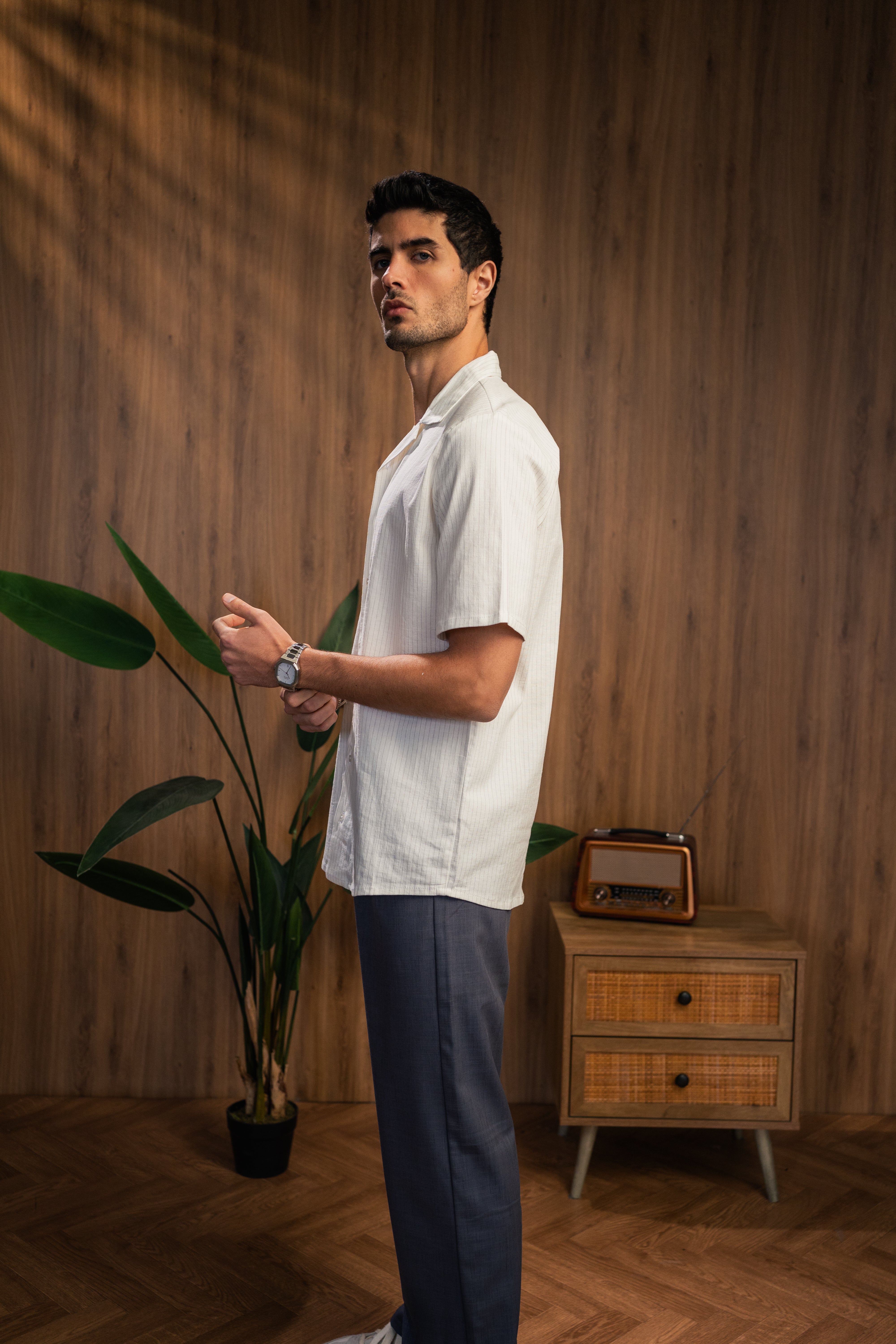 Dark Gray Elegant TR Pants