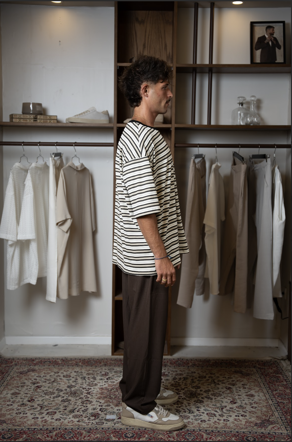 Rib Striped Shirt