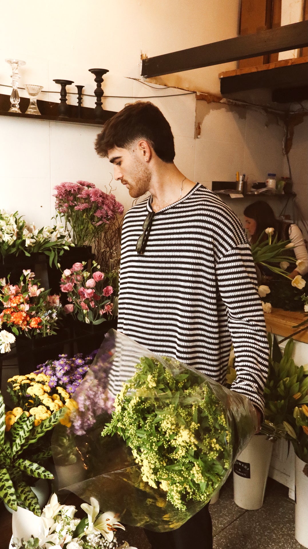 Black & White Stripe Oversize Knit