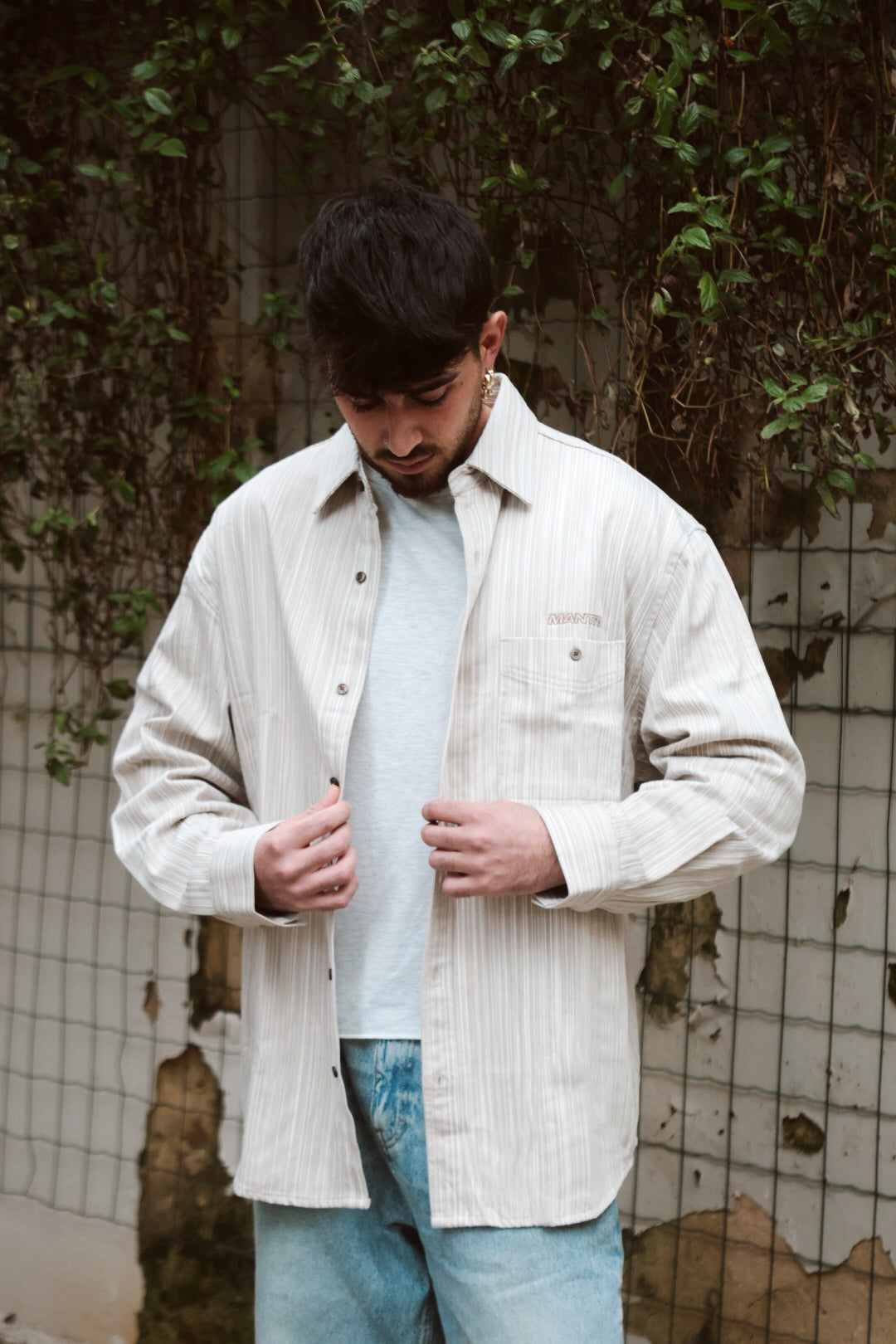 Off White Oversize Shirt