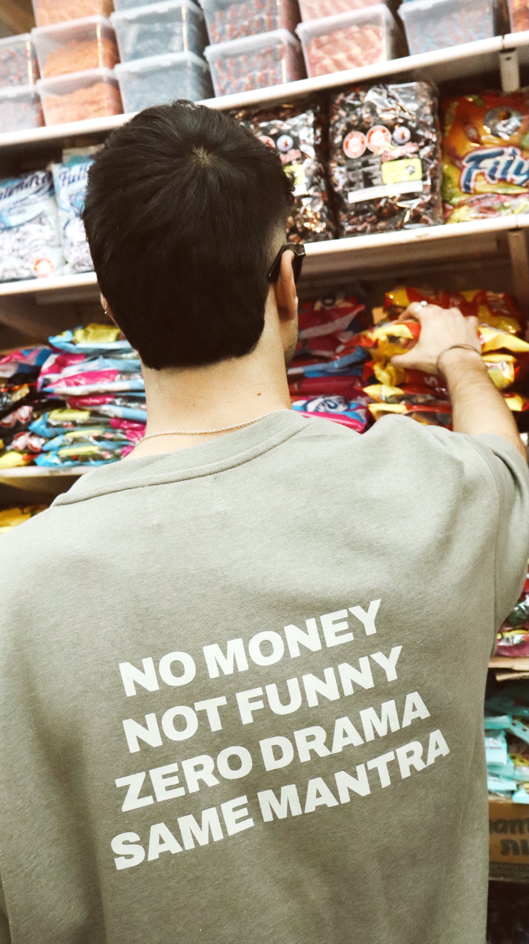 Green Oversized Basic Short sleeve T