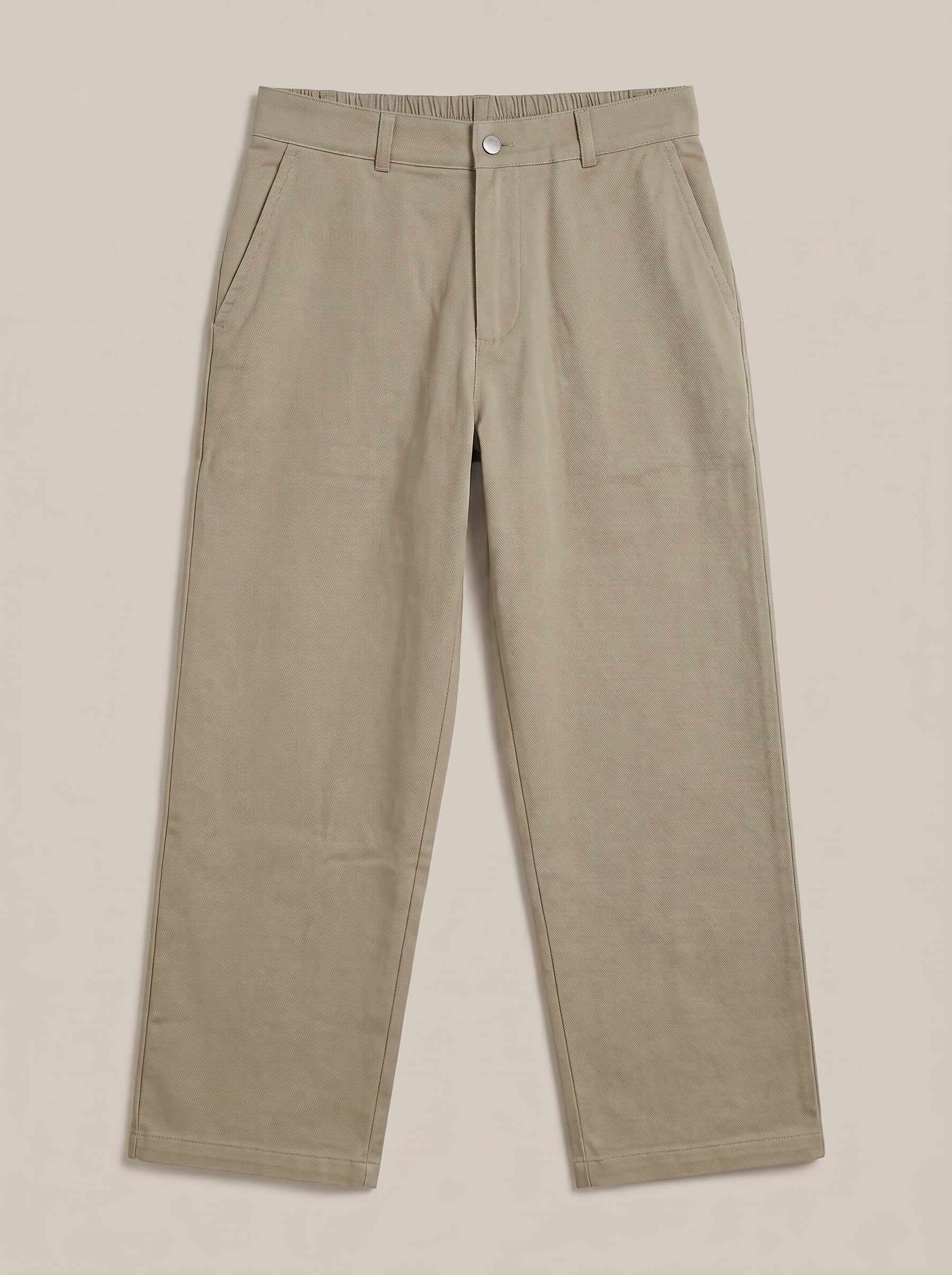 Cream Daily Straight Fit Pants
