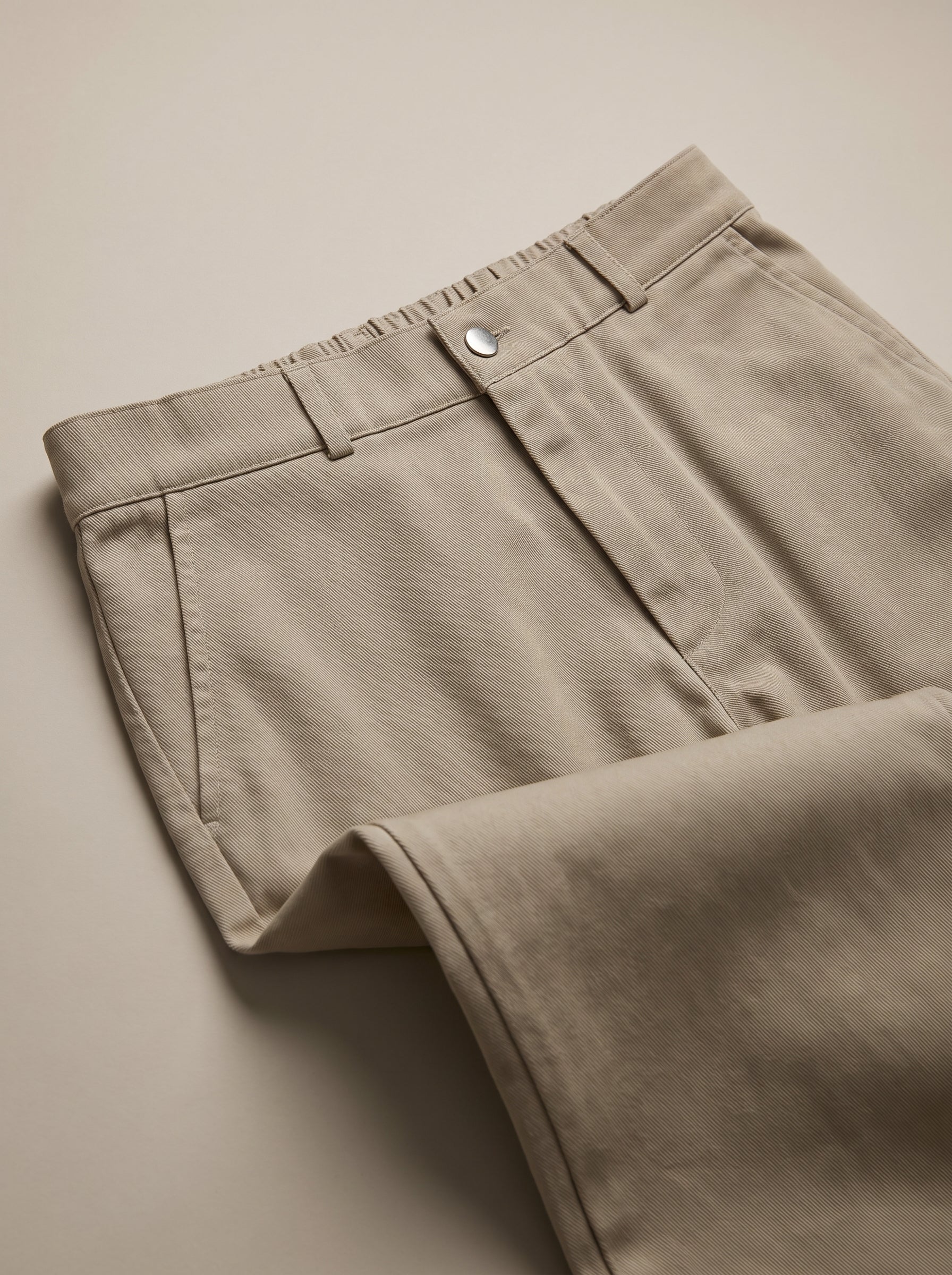 Cream Daily Straight Fit Pants