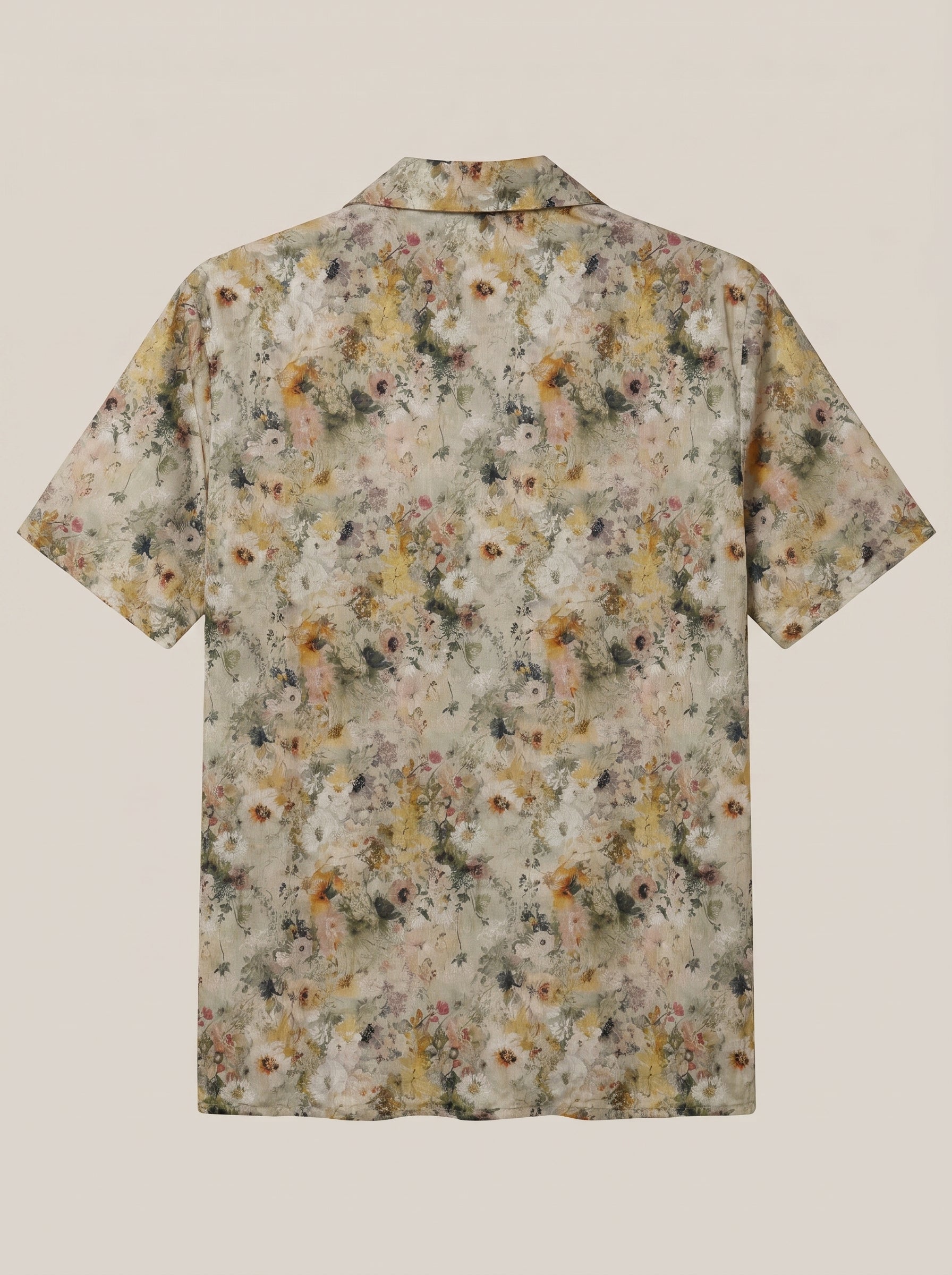 Printed Mustard Floral Shirt