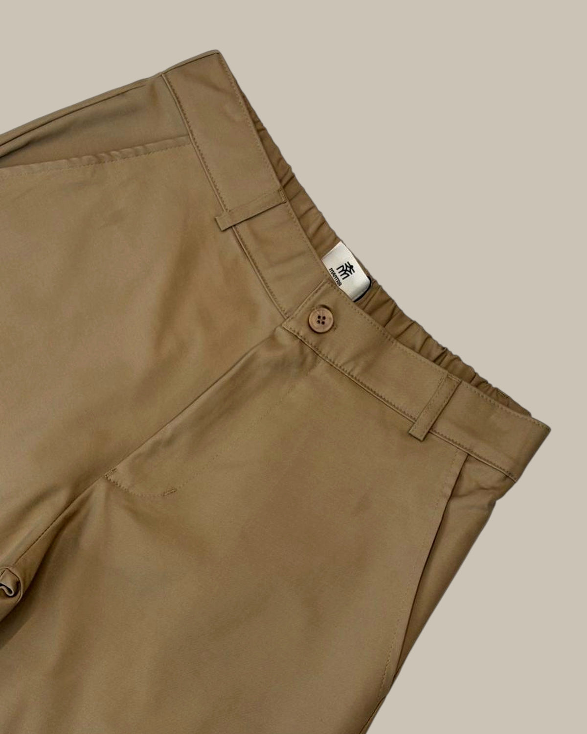 Camel Drill Straight Fit Pants