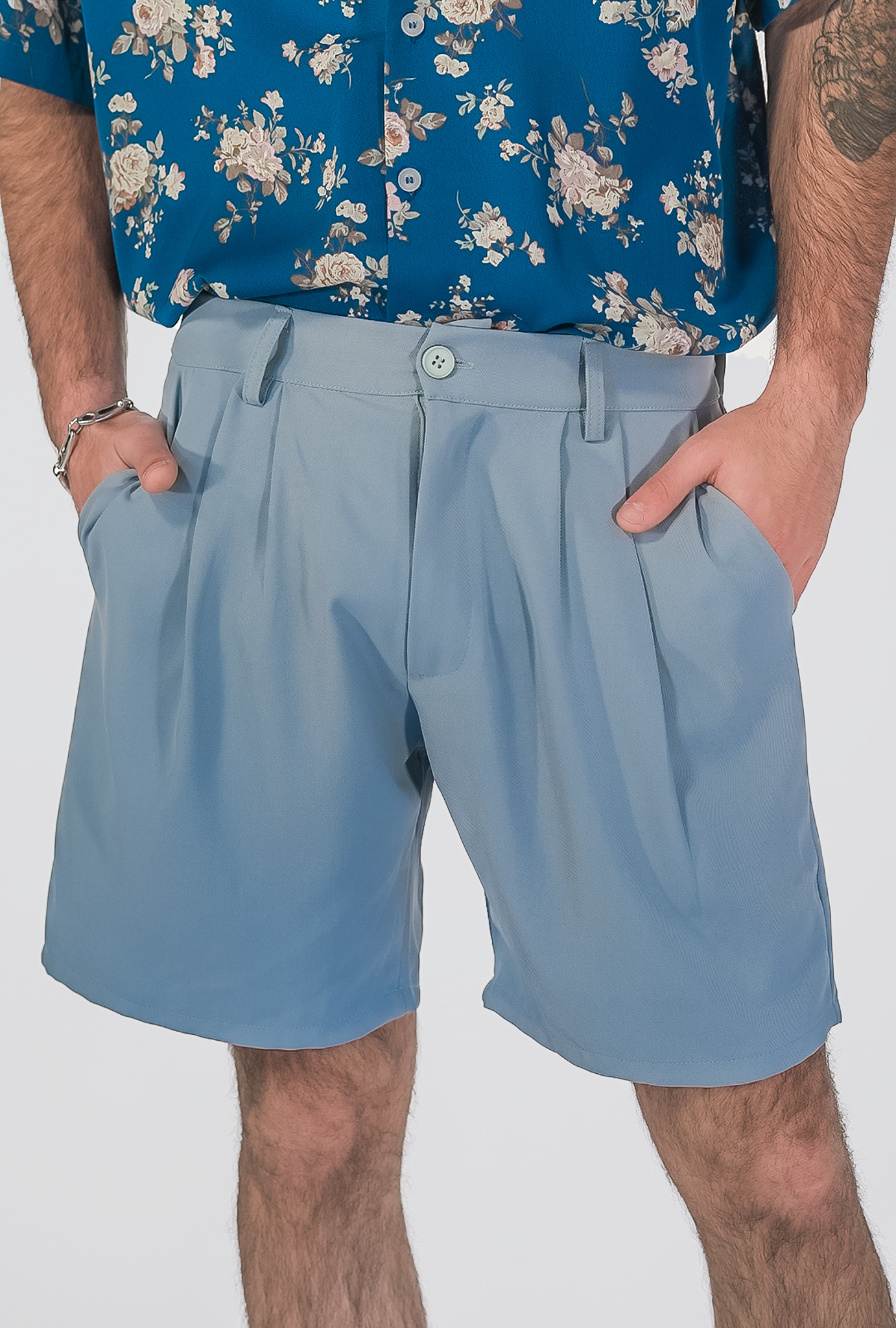 מכנס אנג'ל קצר תכלת