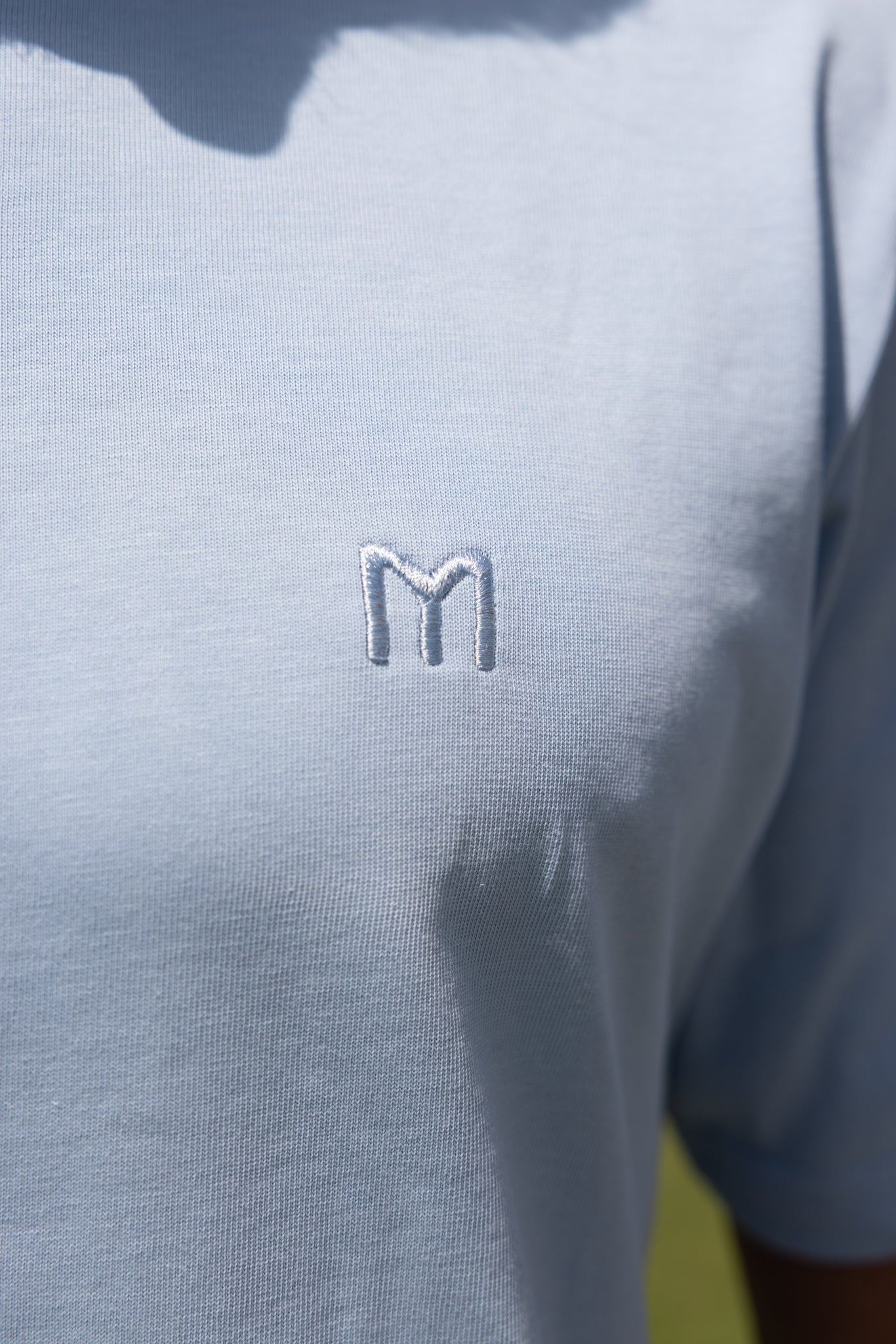 Light Blue Basic Logo t Shirt