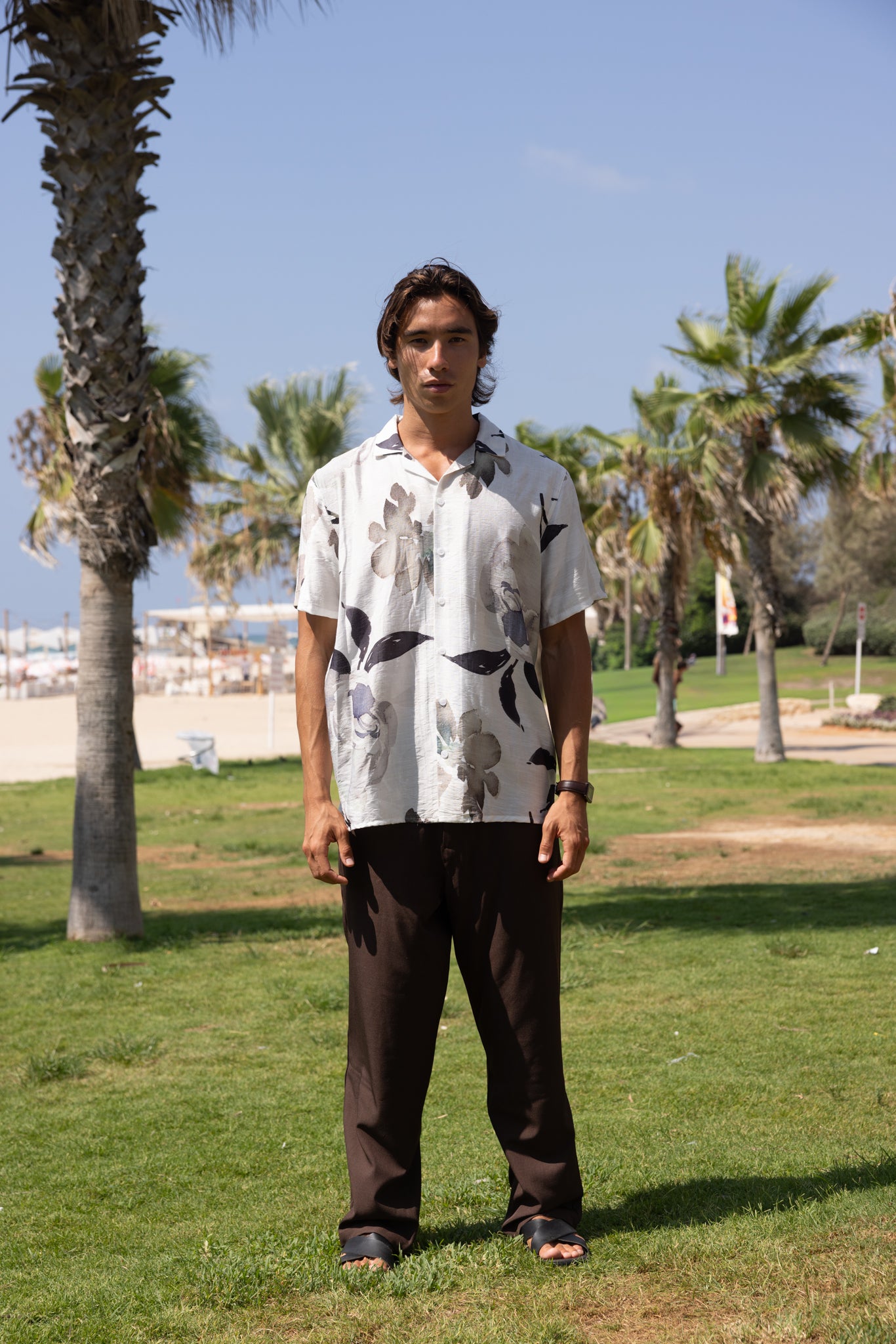 Printed Ink Floral Shirt