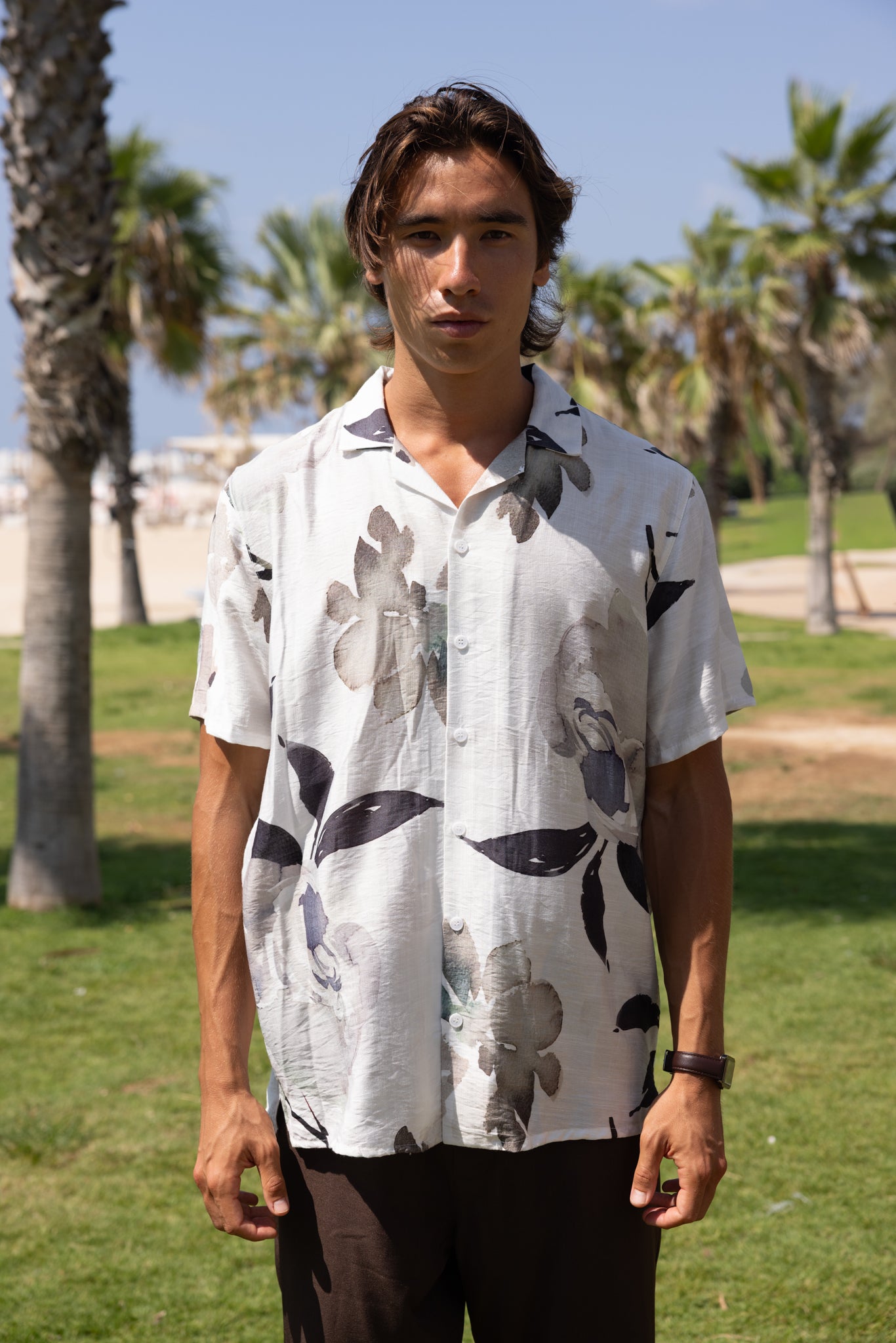 Printed Ink Floral Shirt