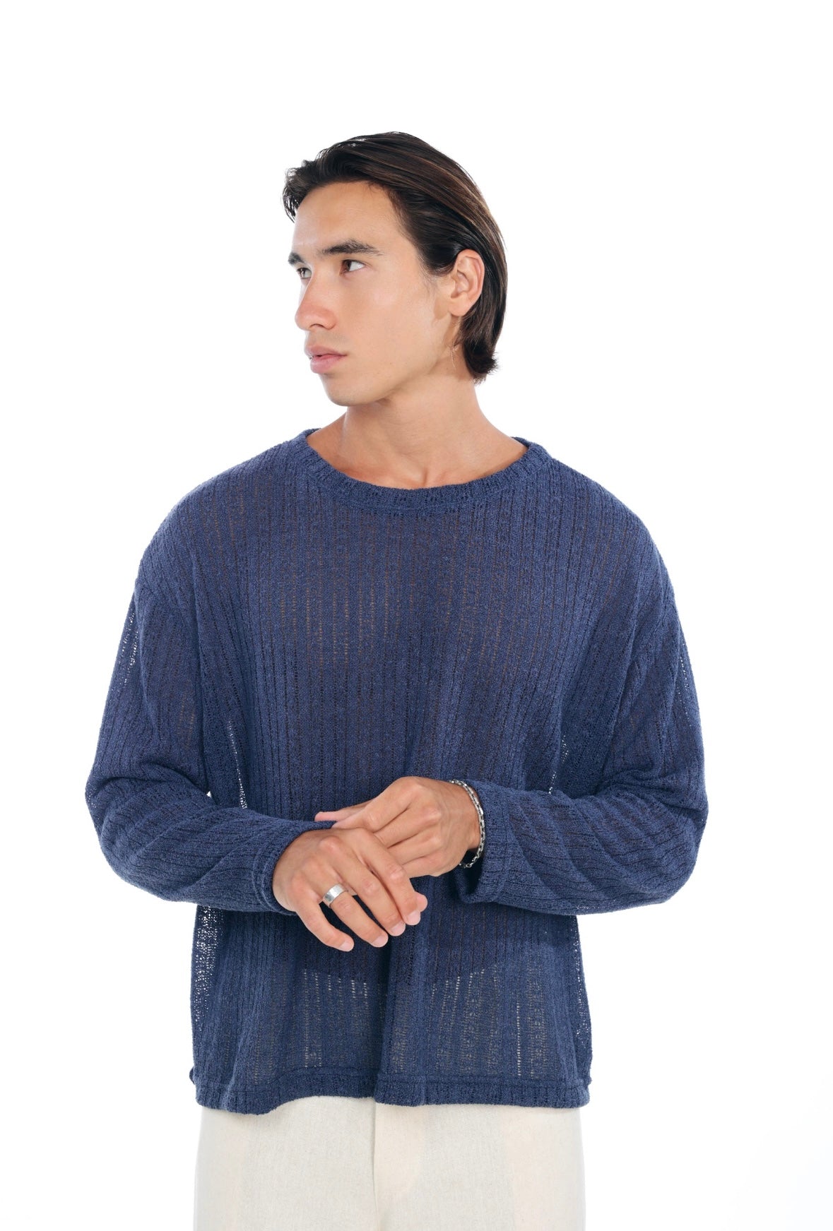 Blue Light Knit Sweater