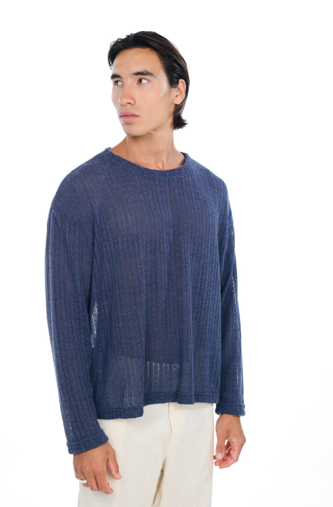 Blue Light Knit Sweater