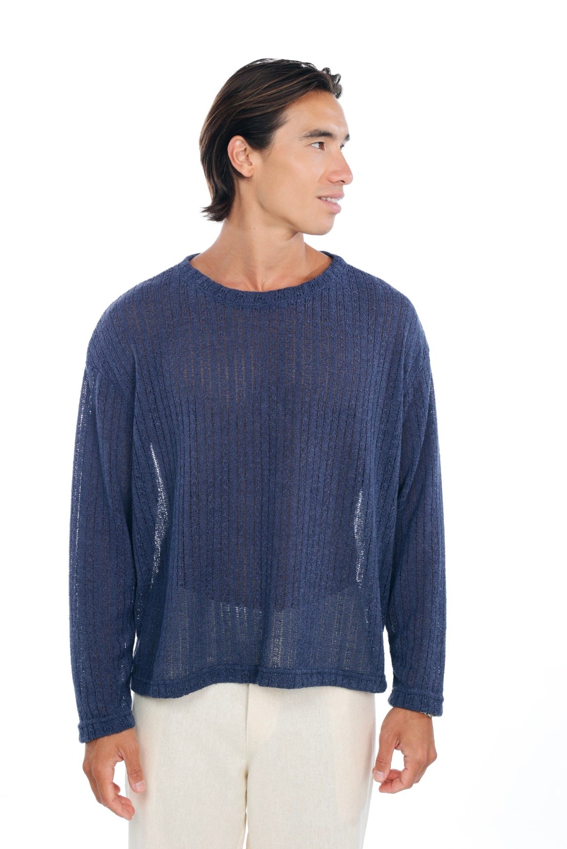 Blue Light Knit Sweater