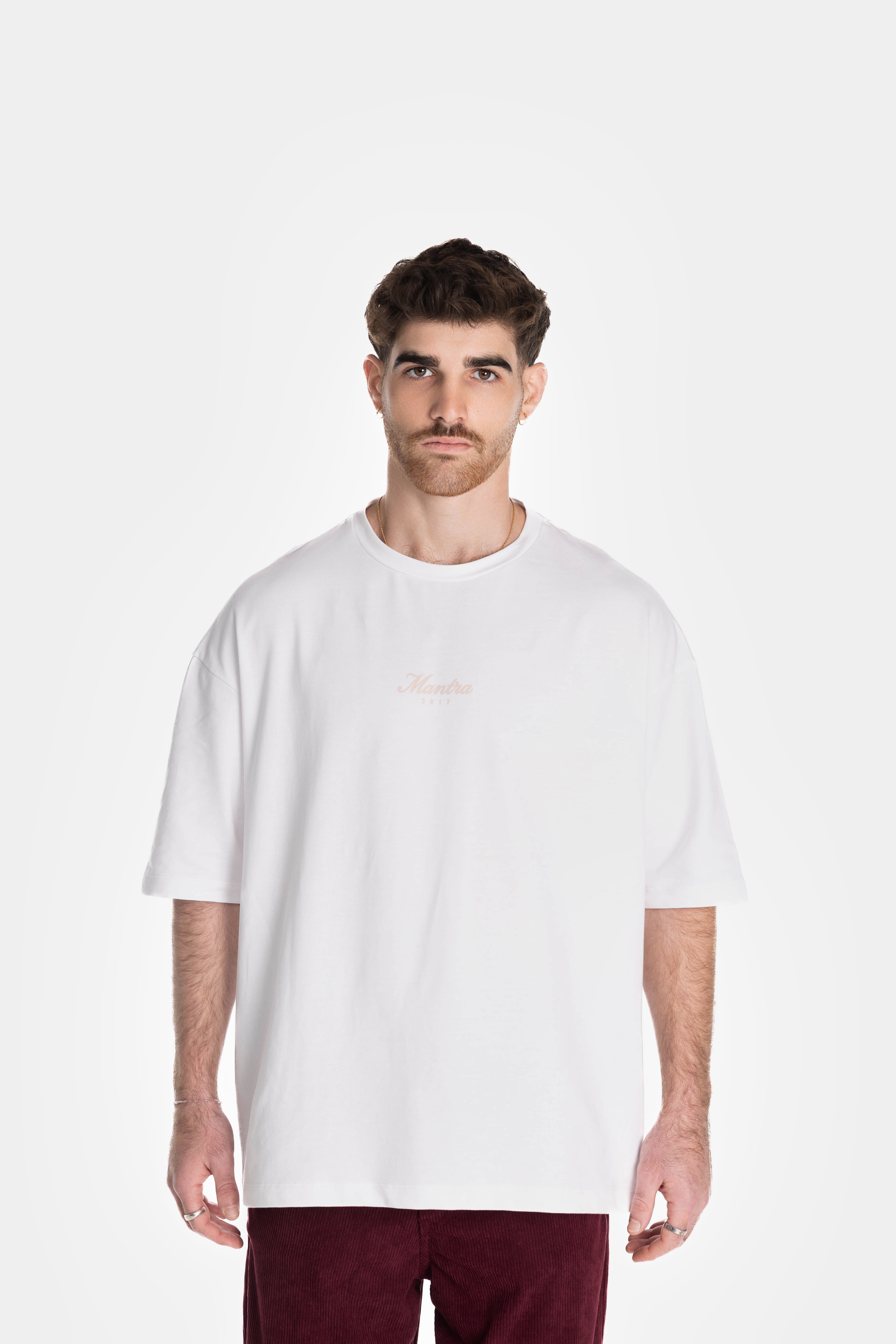 White Oversized Sweat T