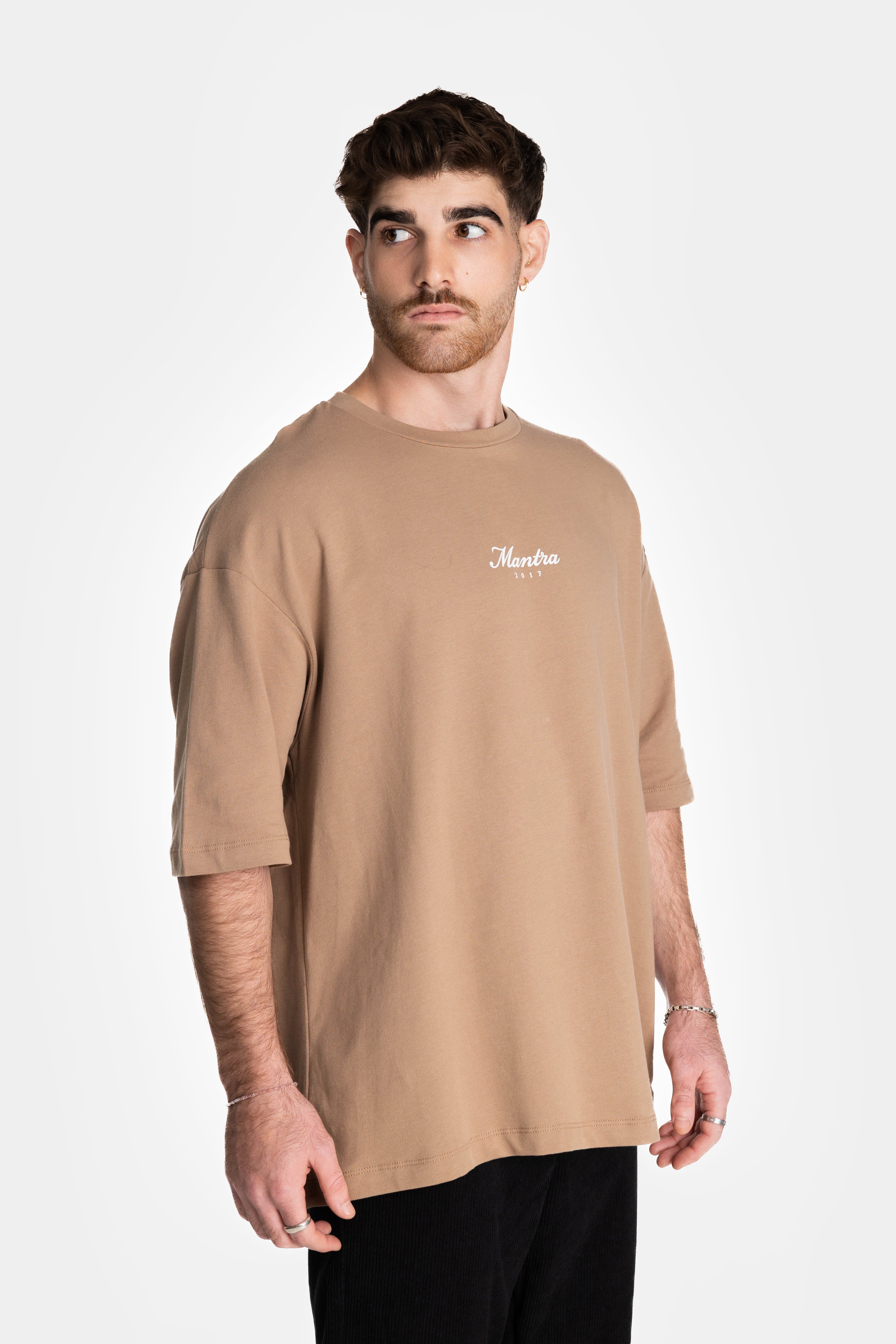 Brown Oversized Sweat  T