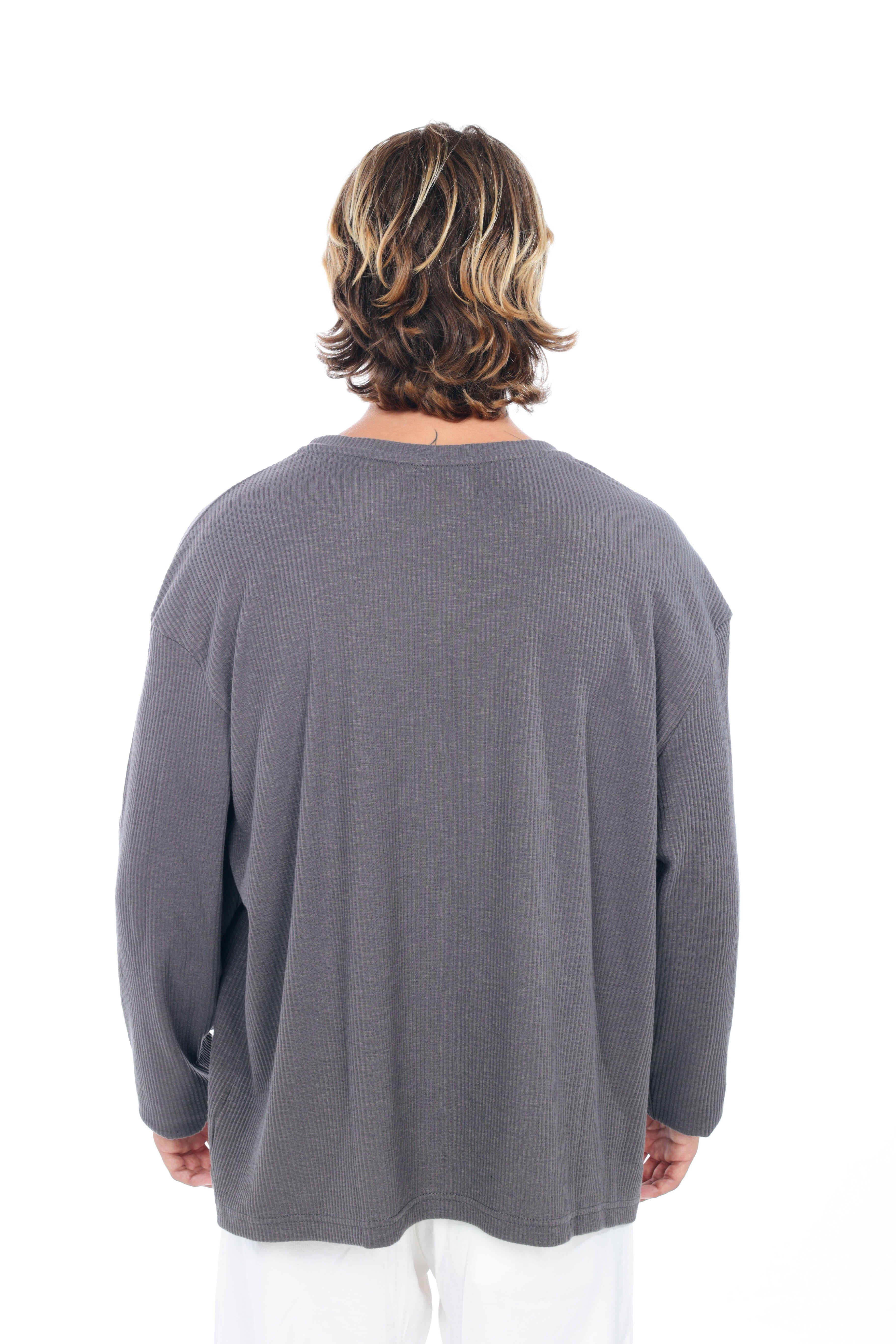 Gray Long Sleeve Autumn T