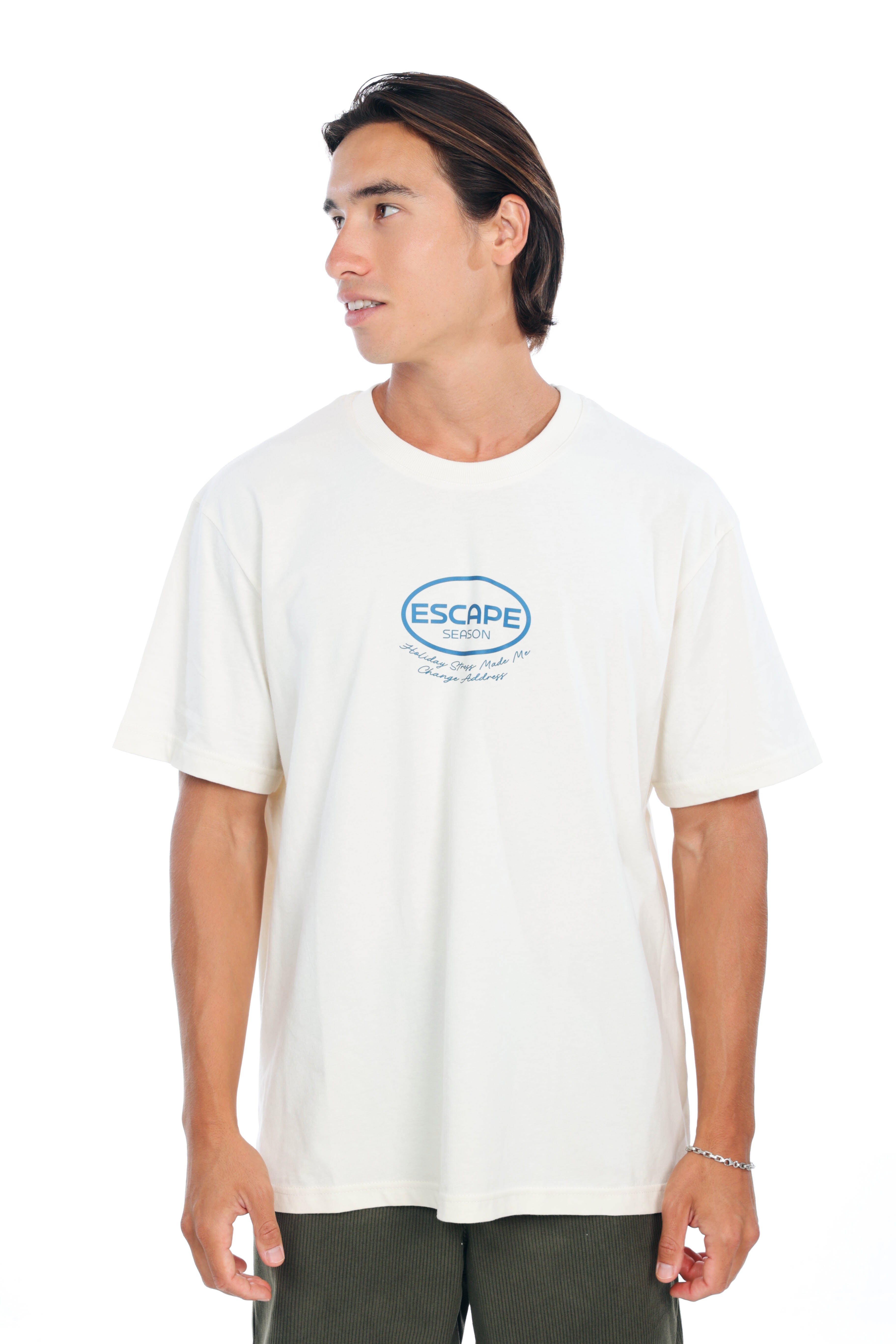Cream Escape  Oversized Shirt