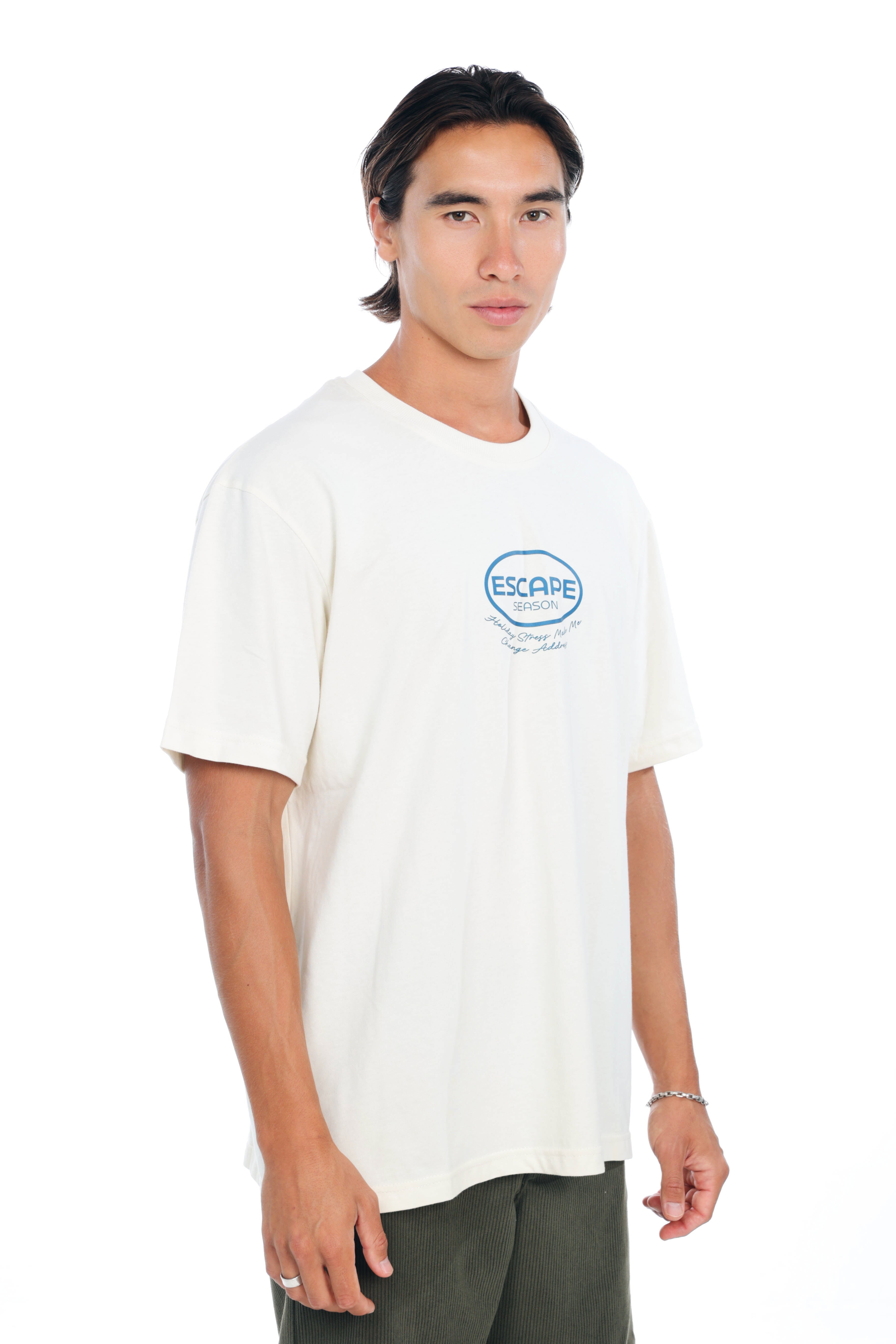 Cream Escape  Oversized Shirt