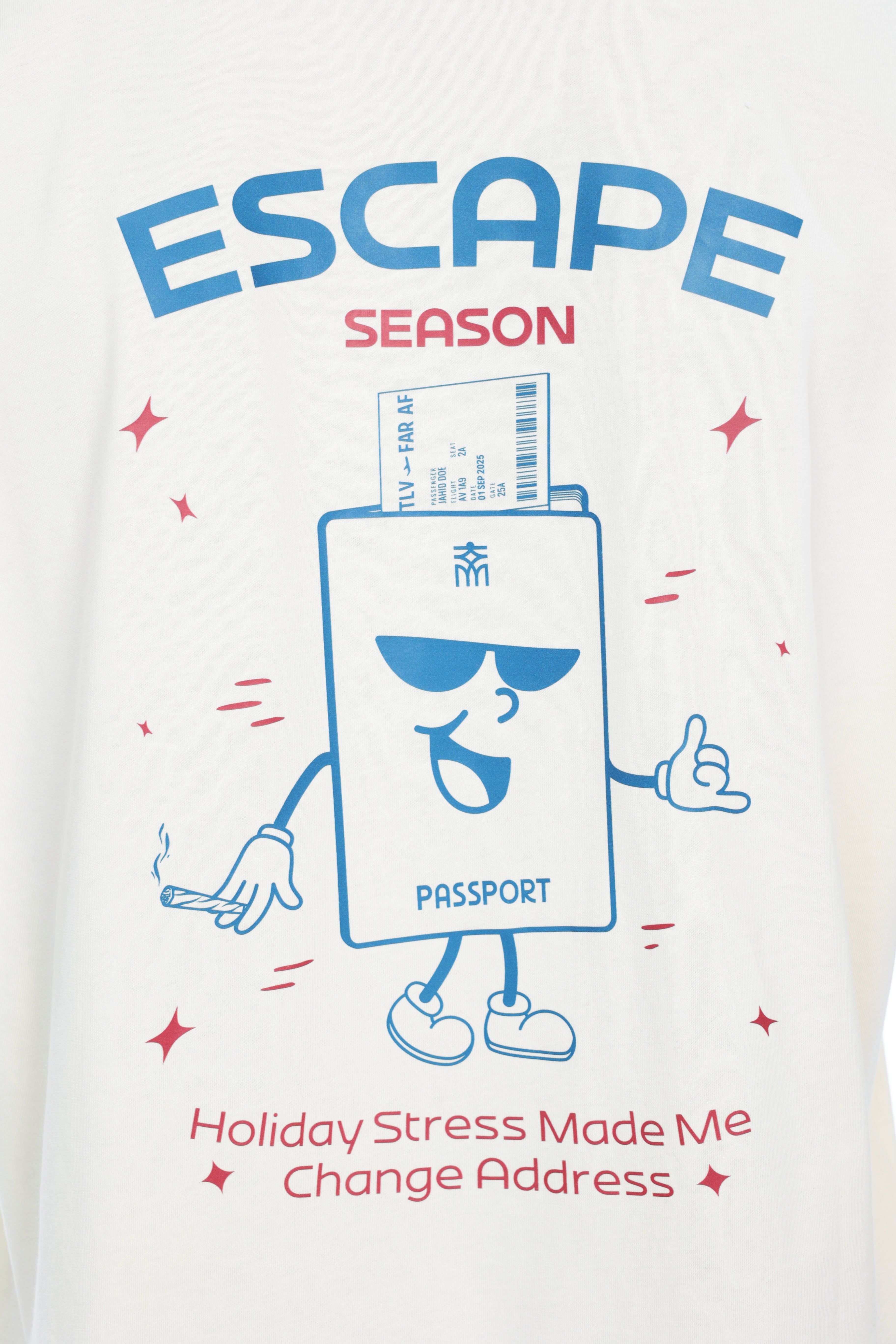 Cream Escape Oversized Shirt