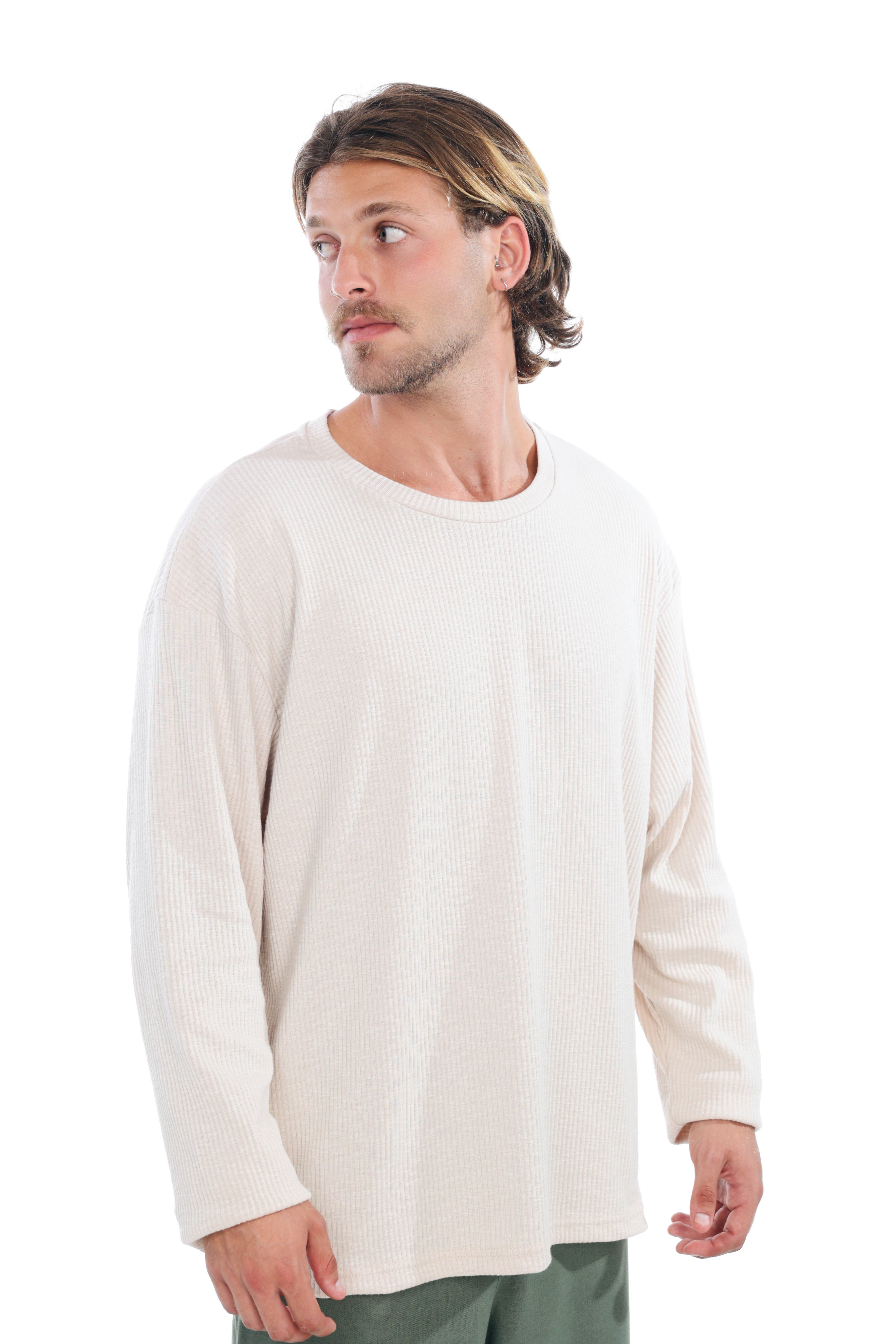 Cream Long sleeve Autumn T