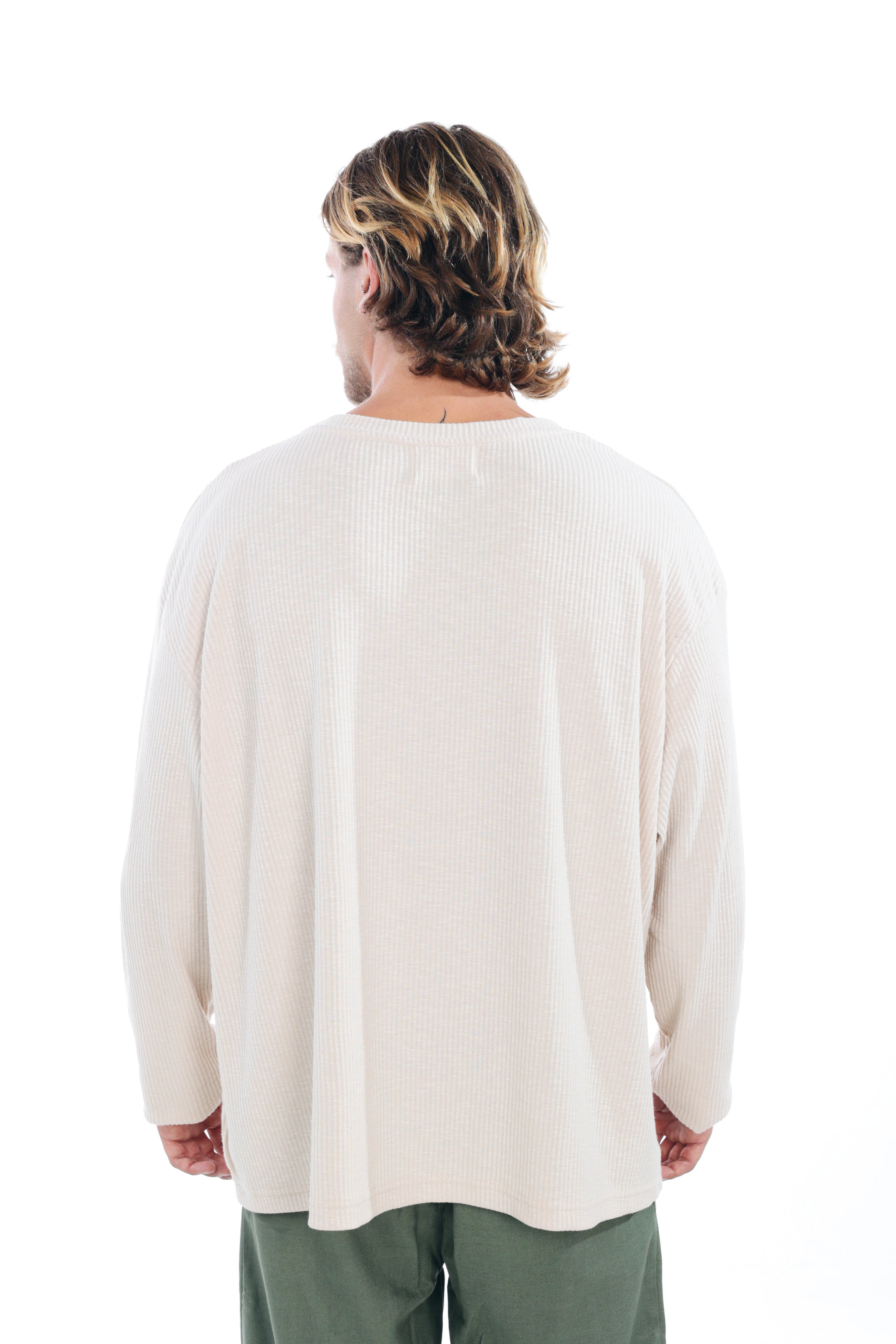 Cream Long sleeve Autumn T