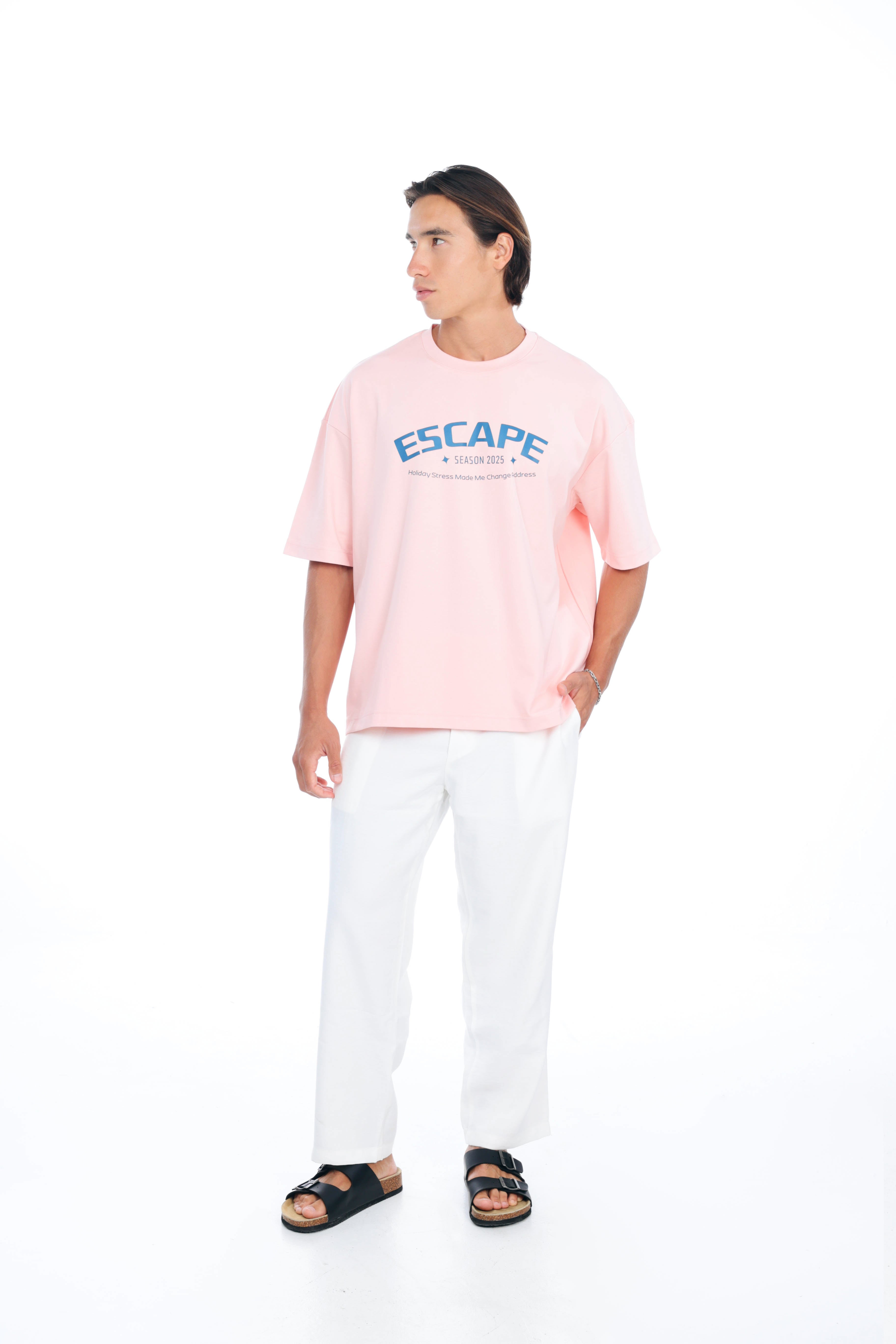 Pink Escape  Oversized T