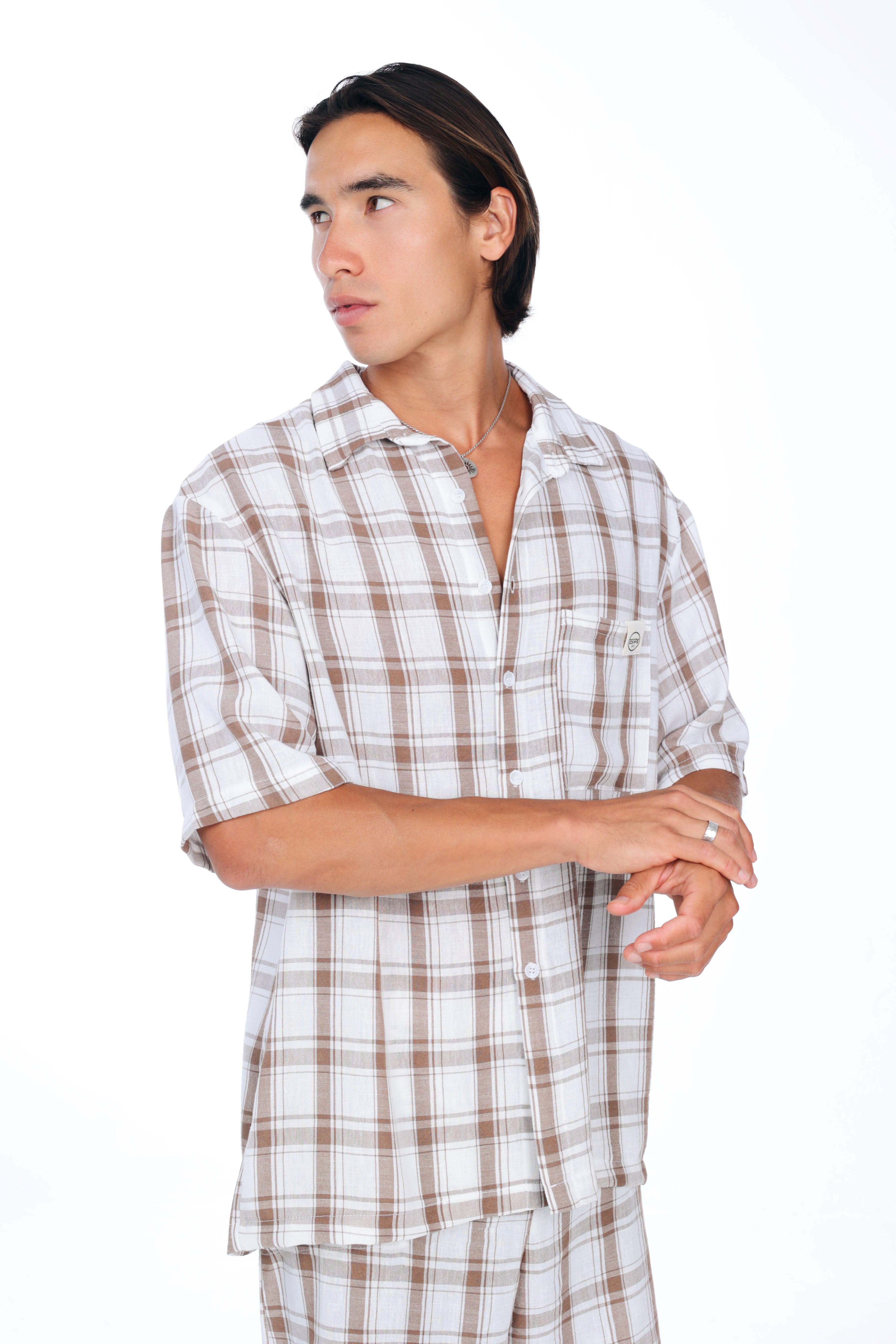 Brown Checks Shirt
